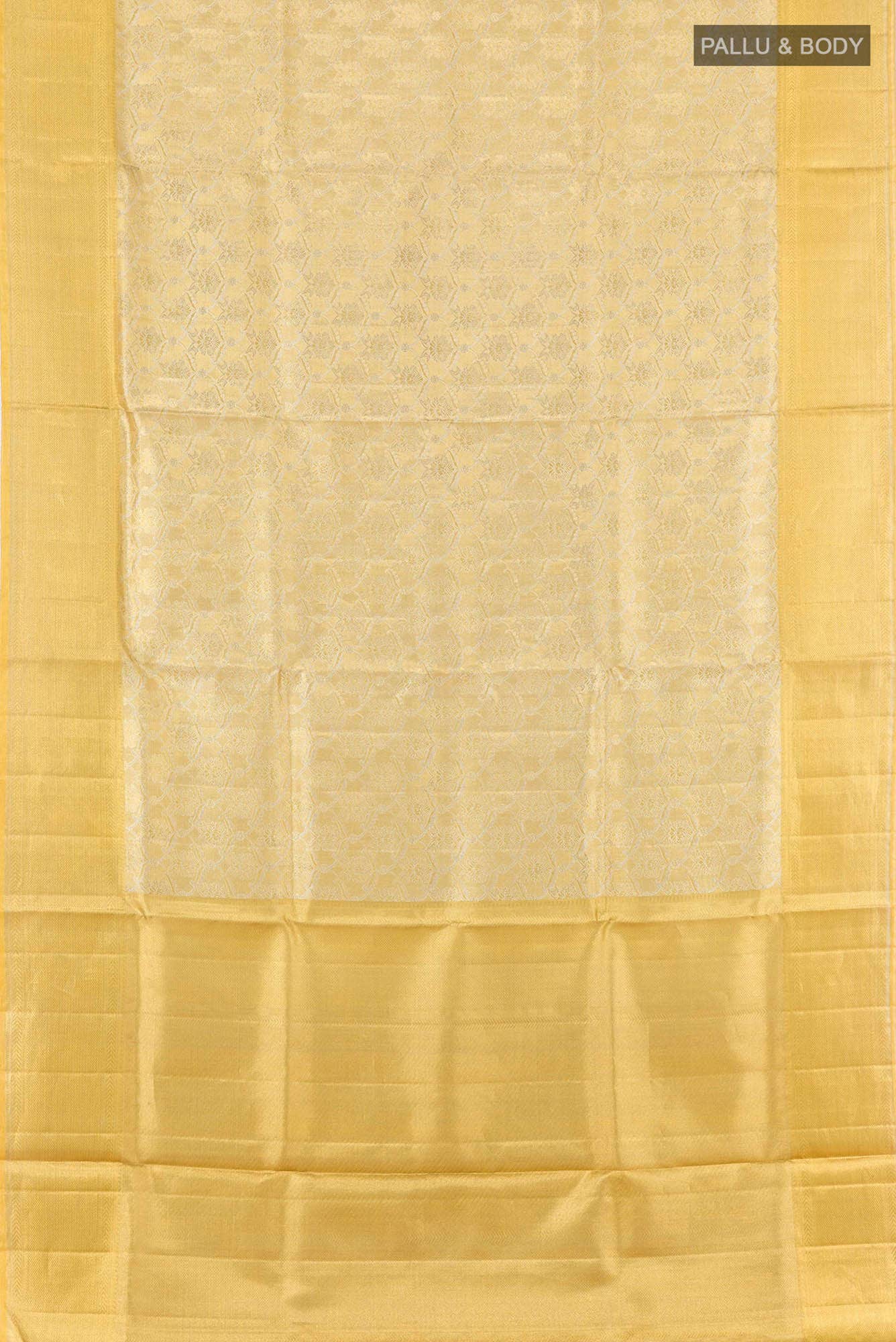 Gold Kanchipuram Tissue Silk Saree