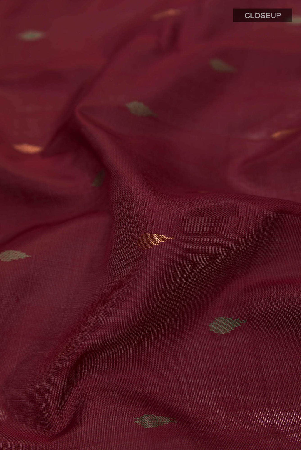 Pure Silk Pure Zari Maroon Uppada Saree