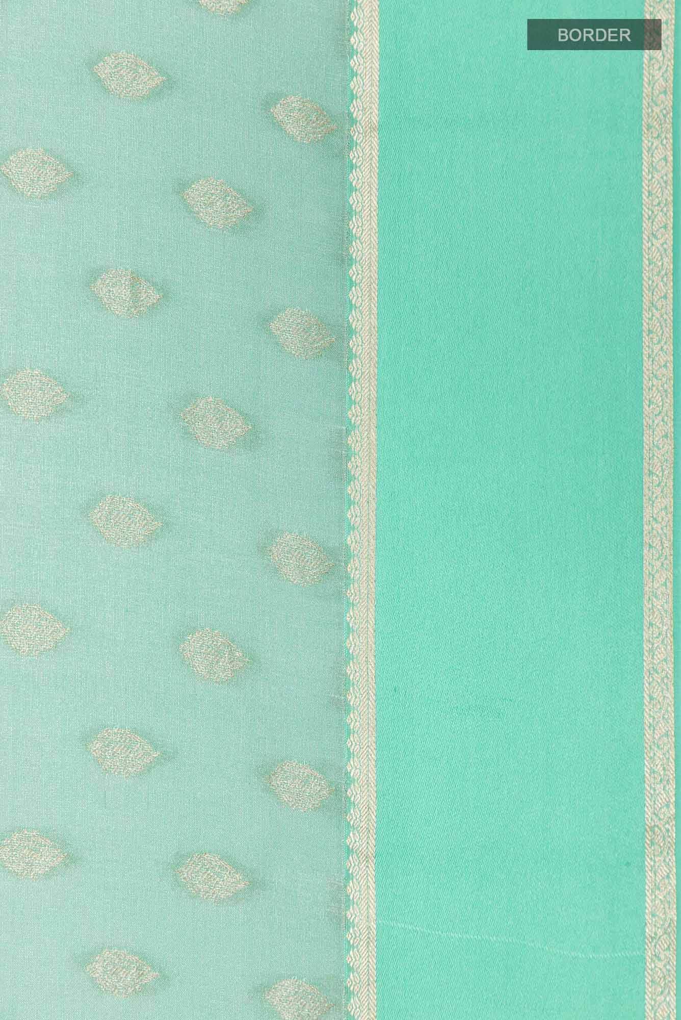 Light Blue Georgette Saree