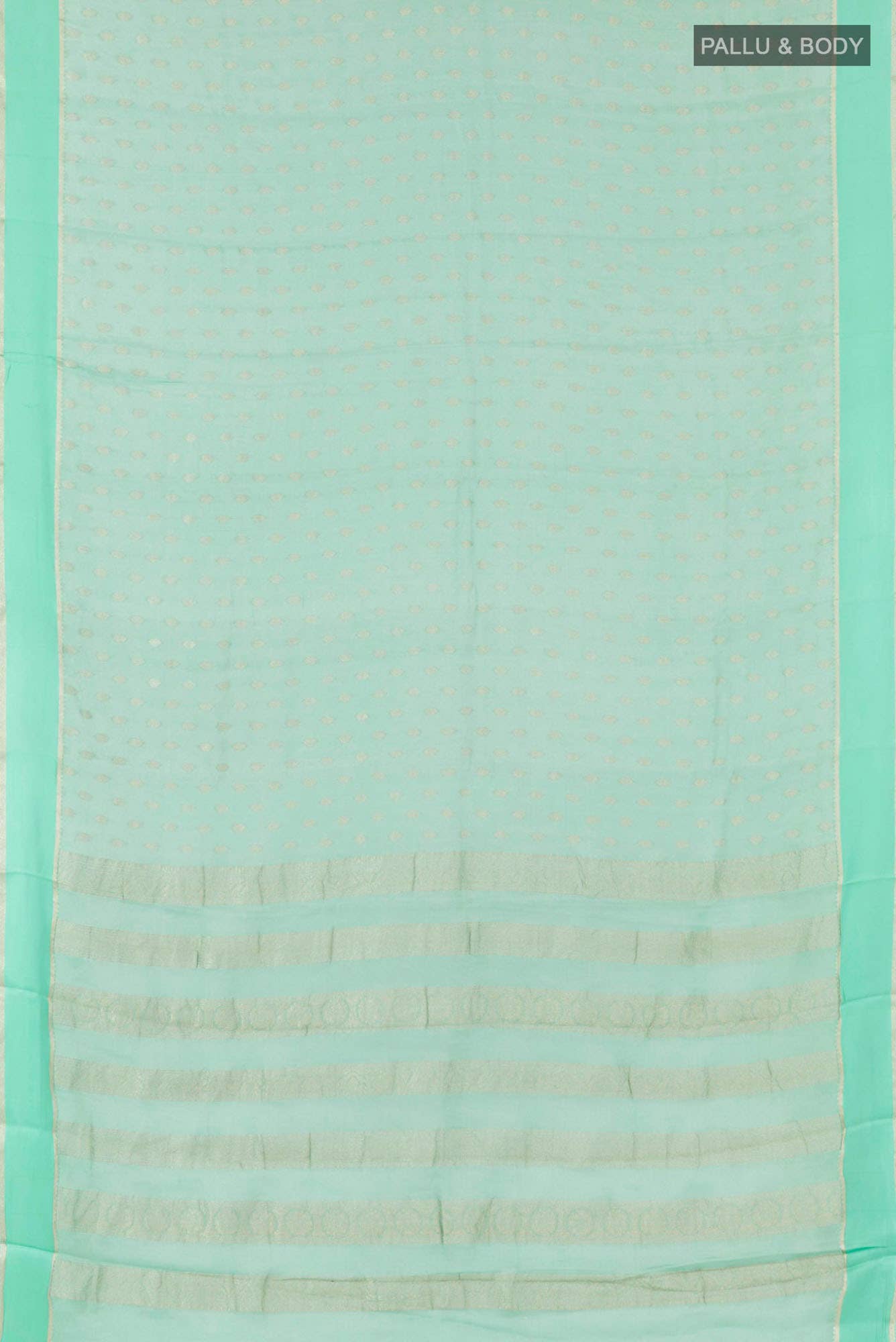 Light Blue Georgette Saree