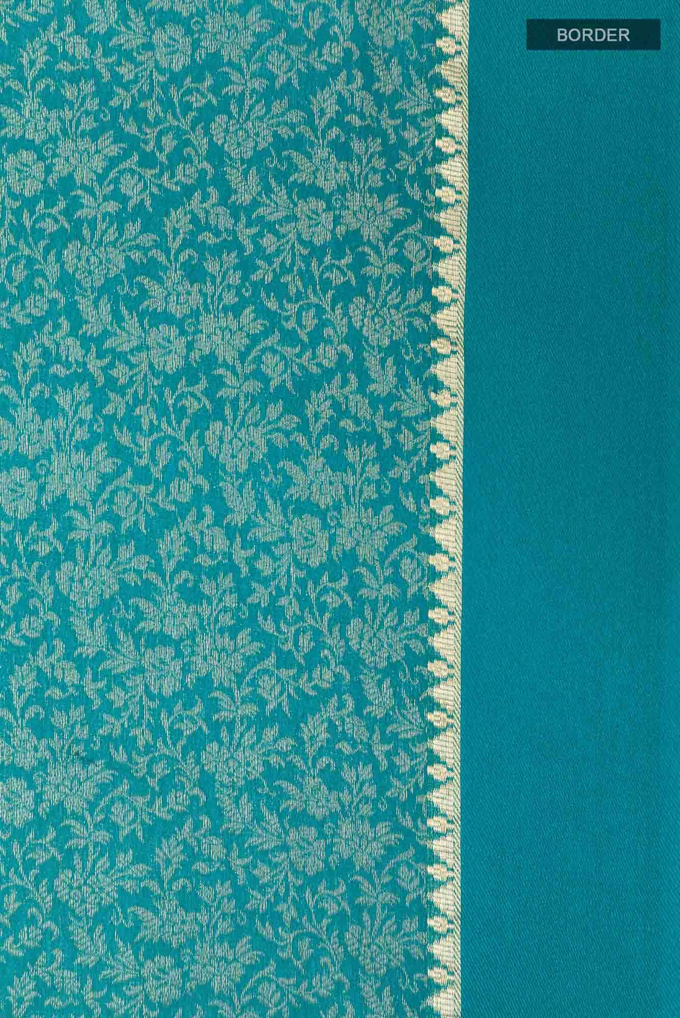Blue Georgette Saree