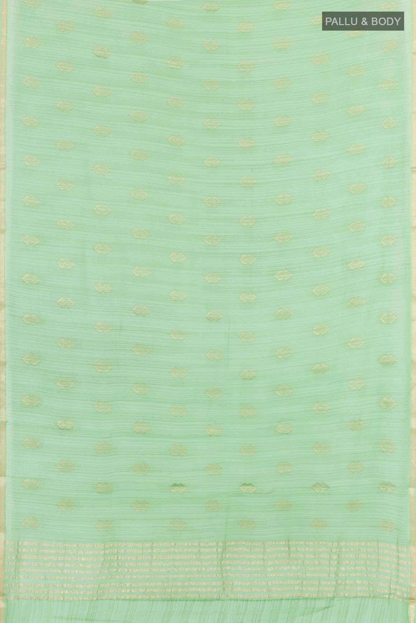 Green Chiffon Saree