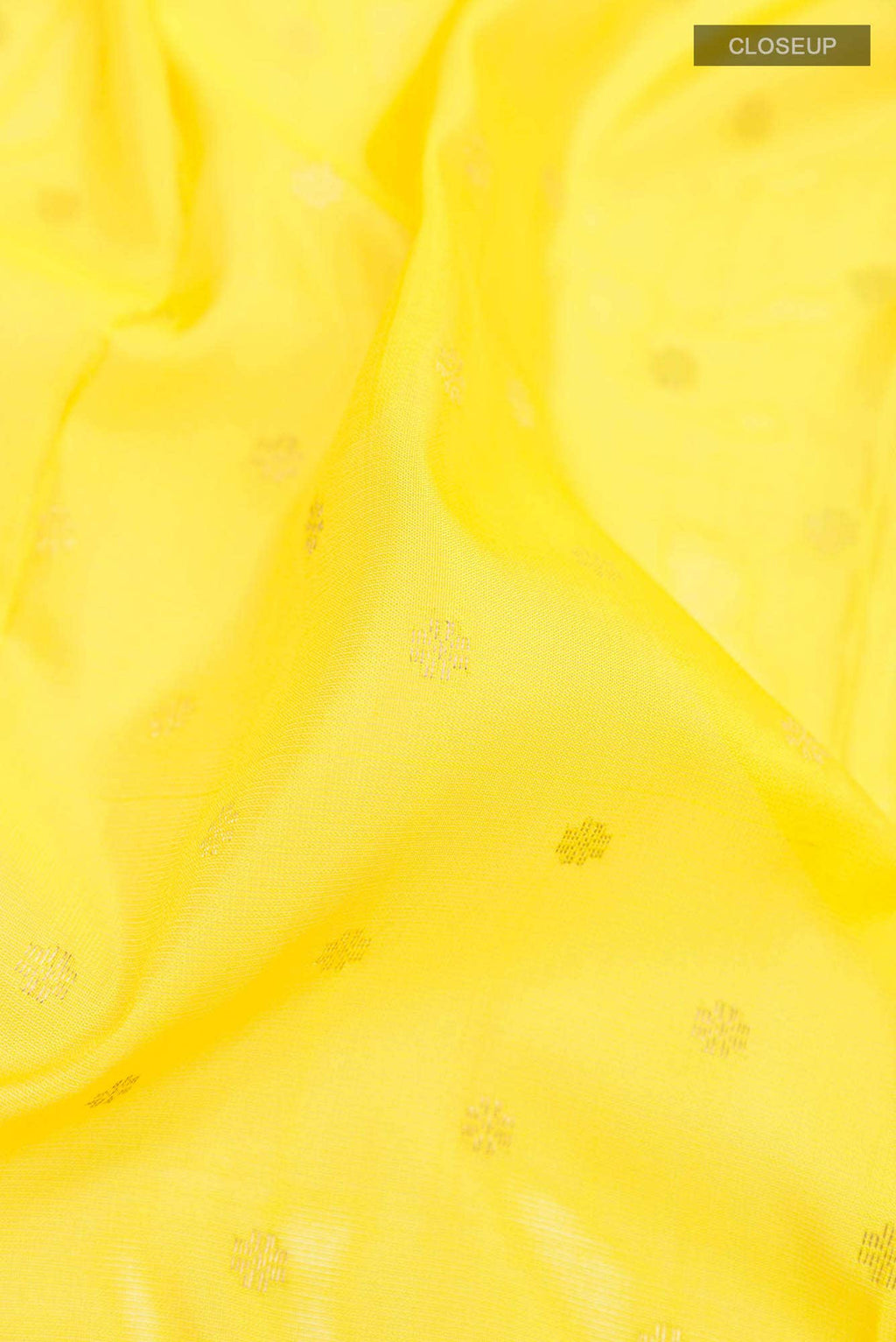 Yellow Chanderi Silk Saree