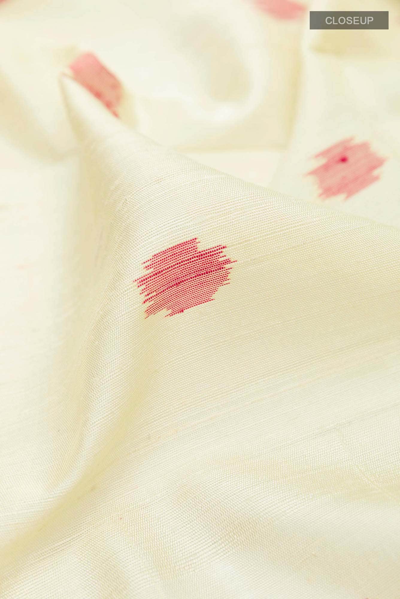 Beige Rajkot Patola Silk Saree