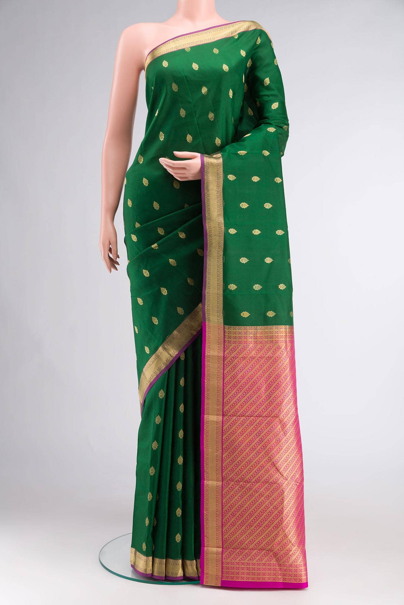 Green Kanchipuram Silk Saree