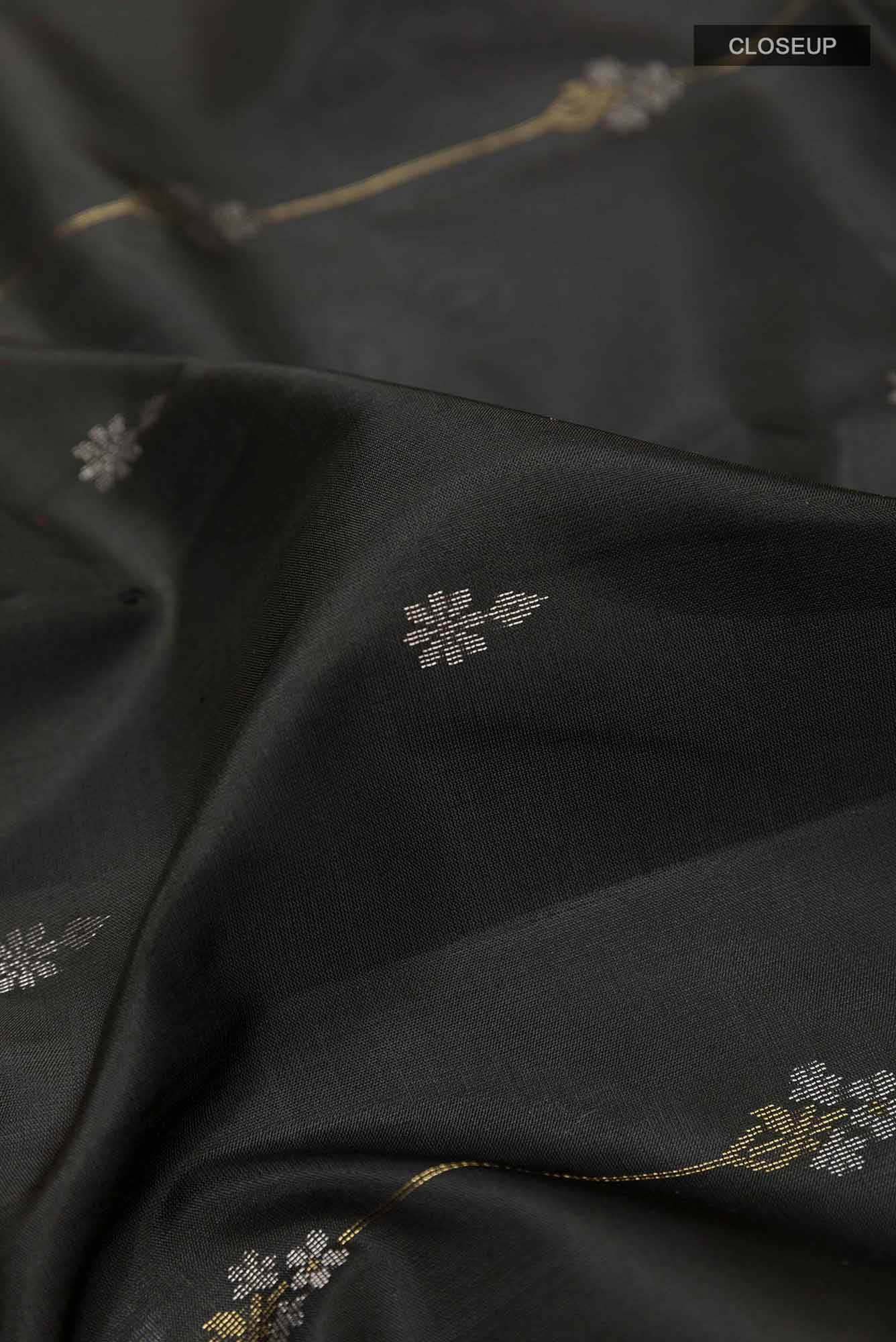 Black Soft Silk Saree