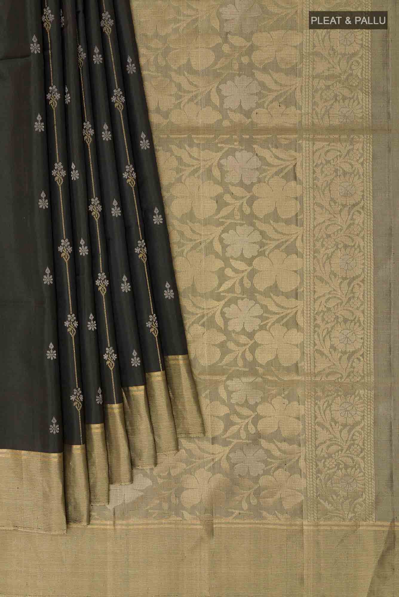 Black Soft Silk Saree