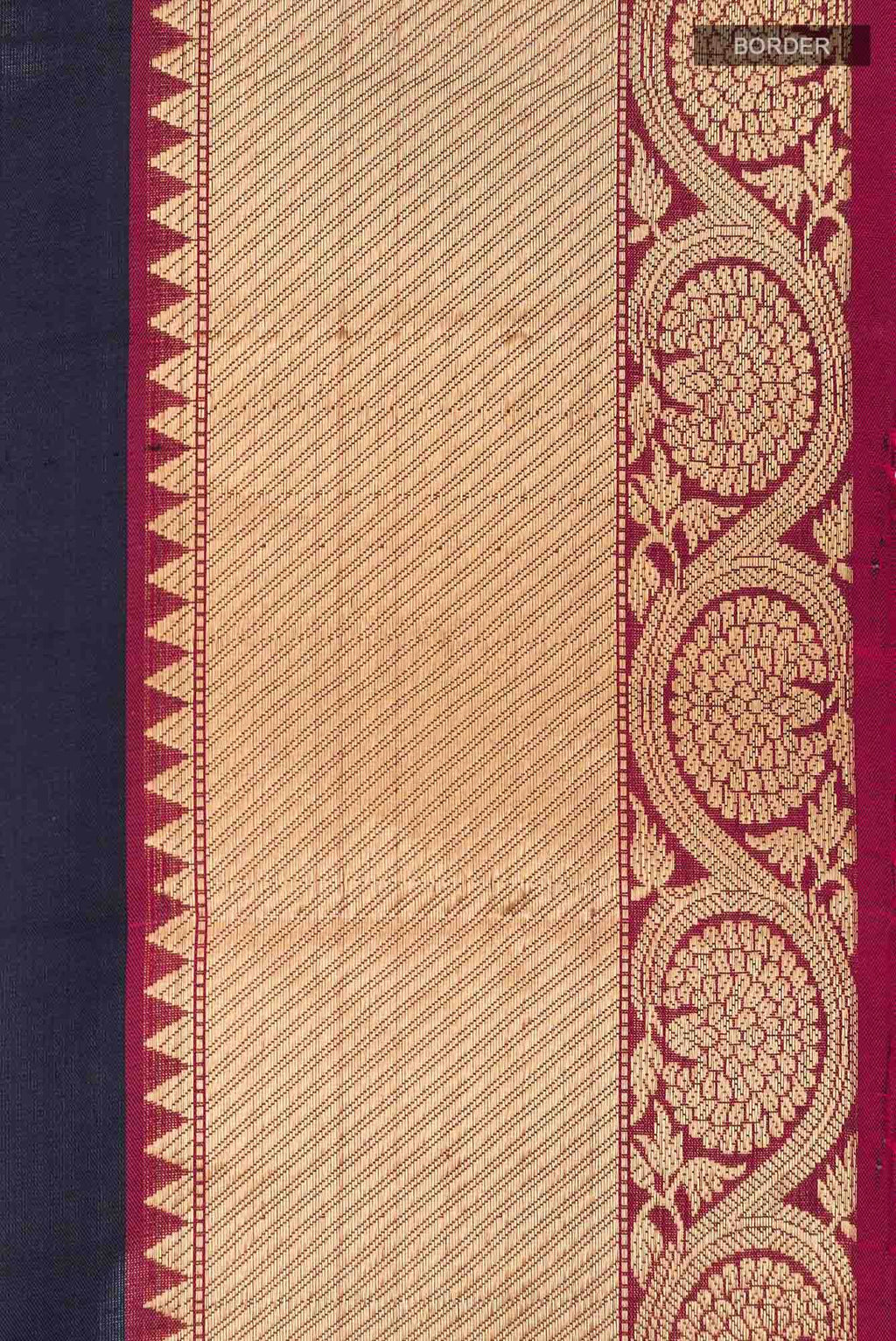 Navy Blue Soft Silk Saree