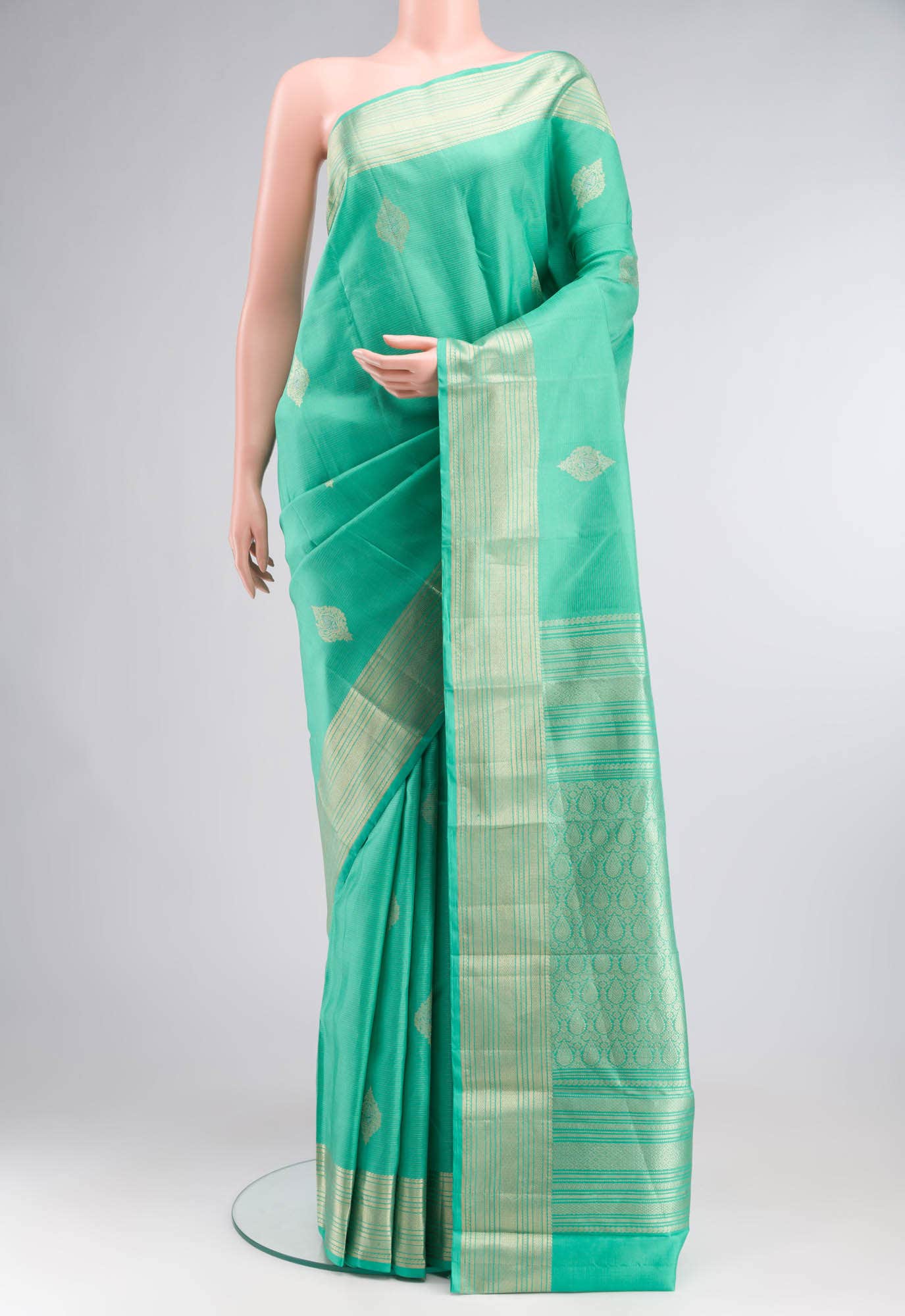 Green Kanchipuram Silk Saree