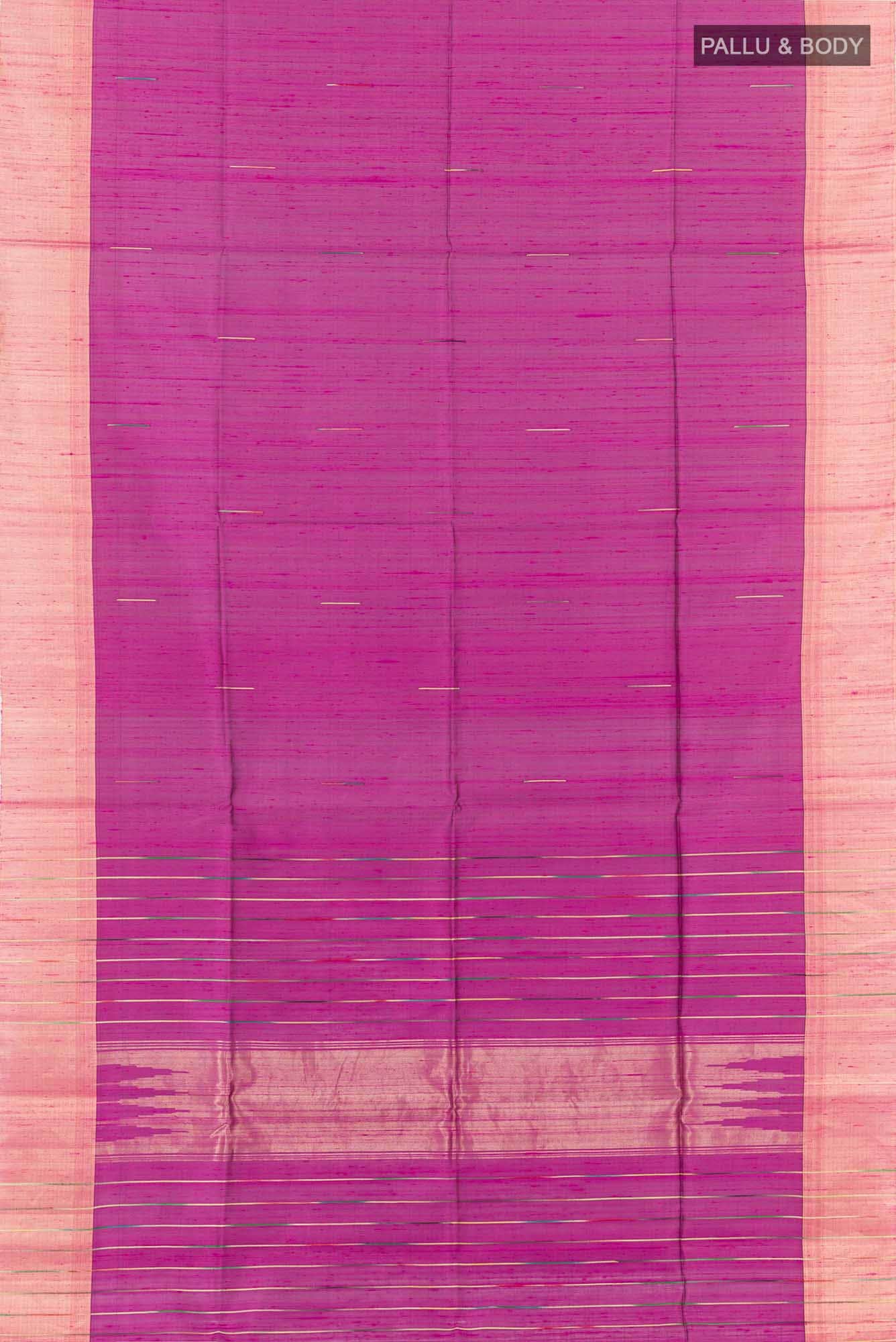 Purple Raw Silk Saree