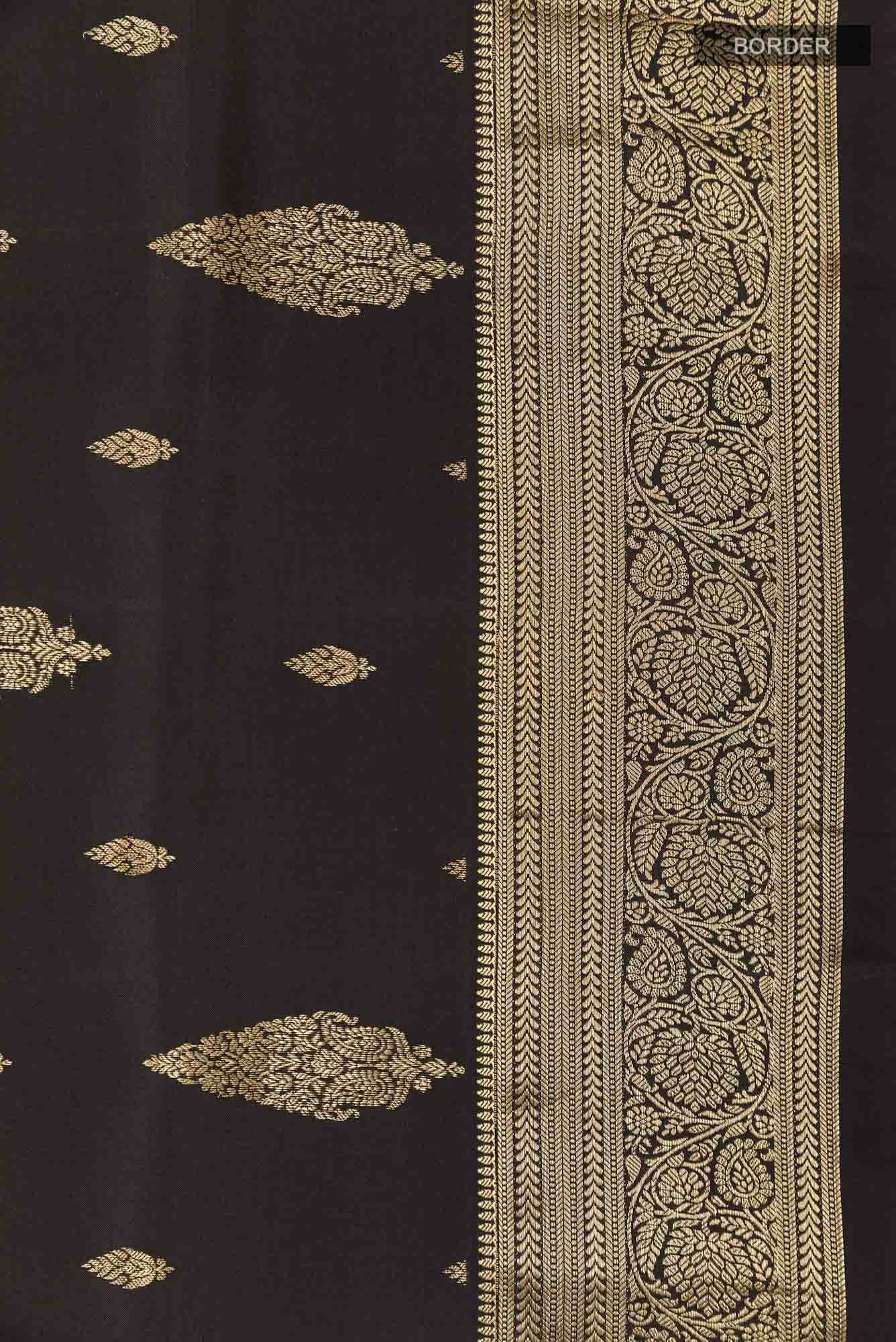 Black Soft Silk Saree