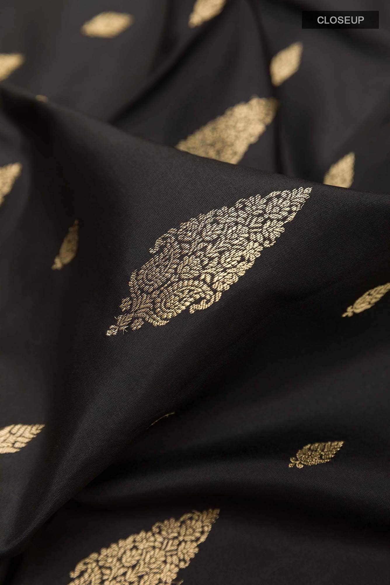 Black Soft Silk Saree