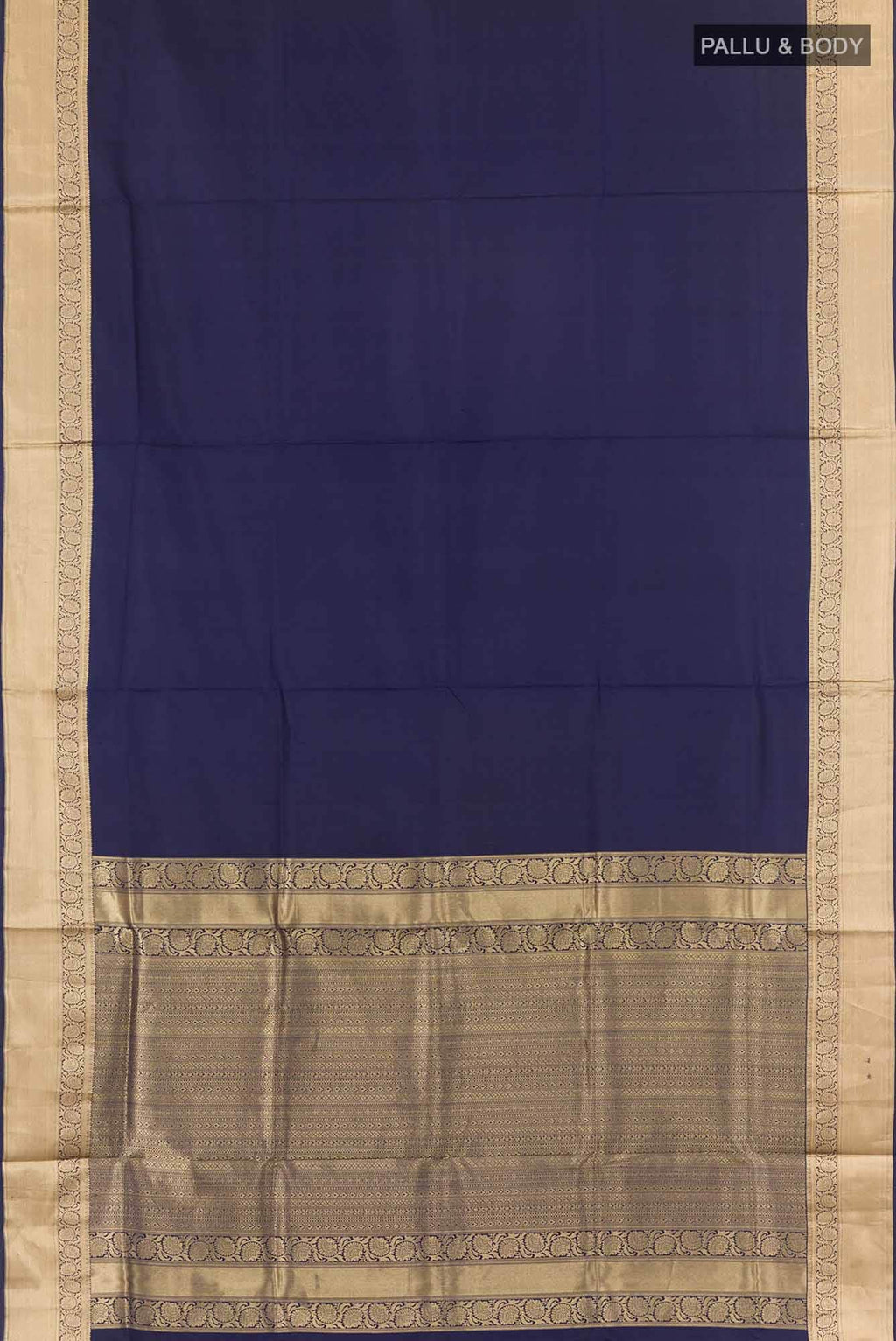 Navy Blue Soft Silk Saree