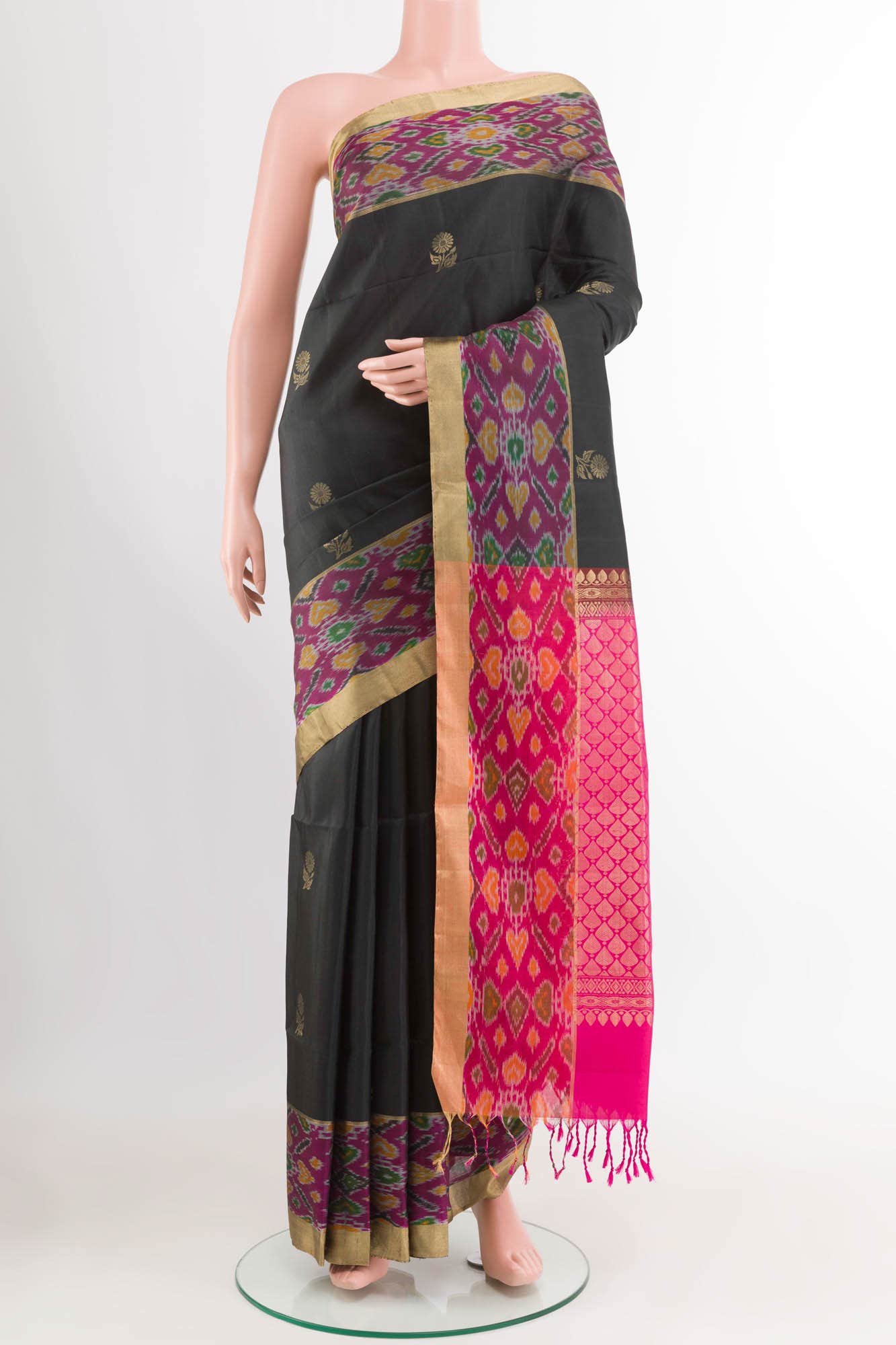 Black Soft Silk Saree