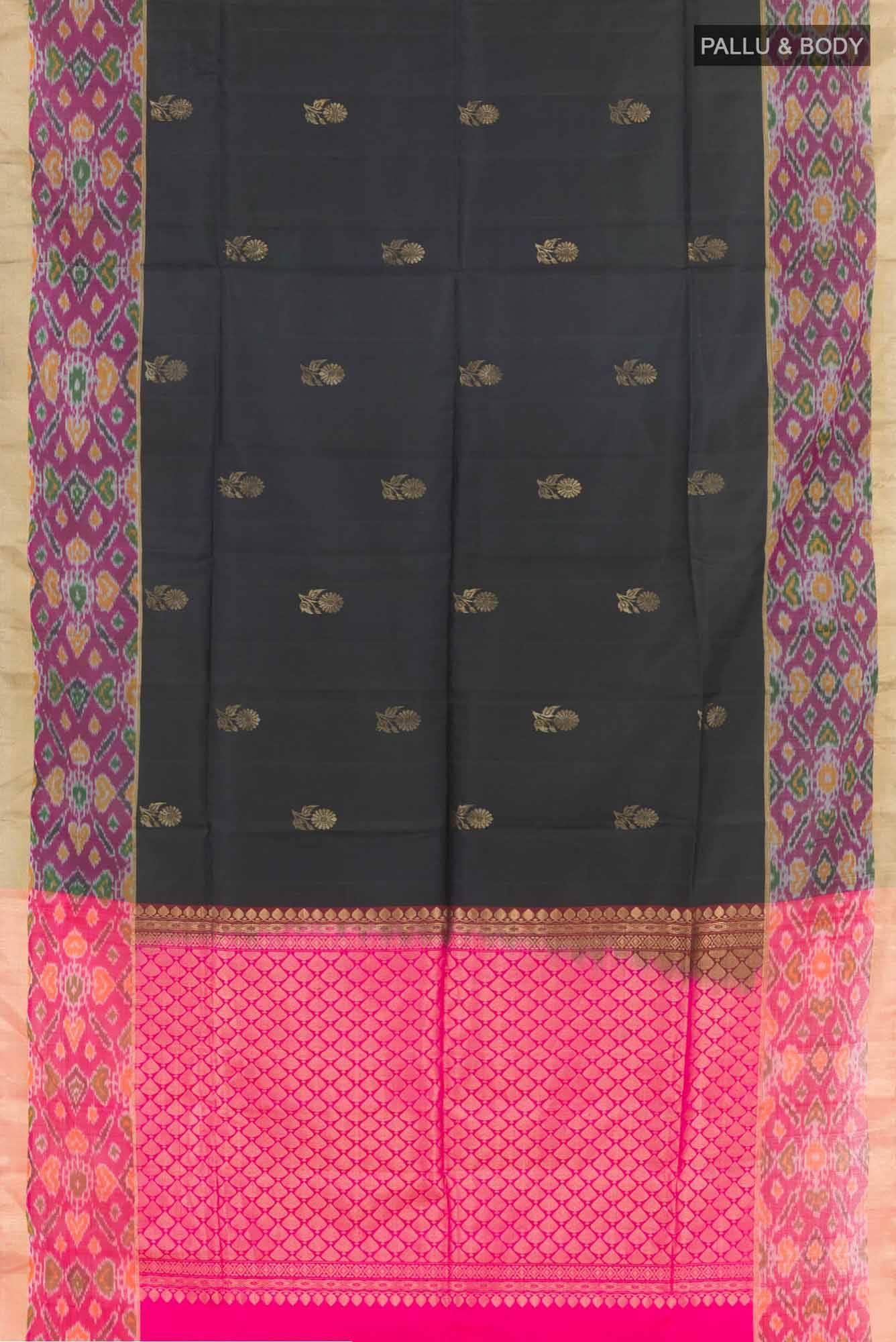 Black Soft Silk Saree