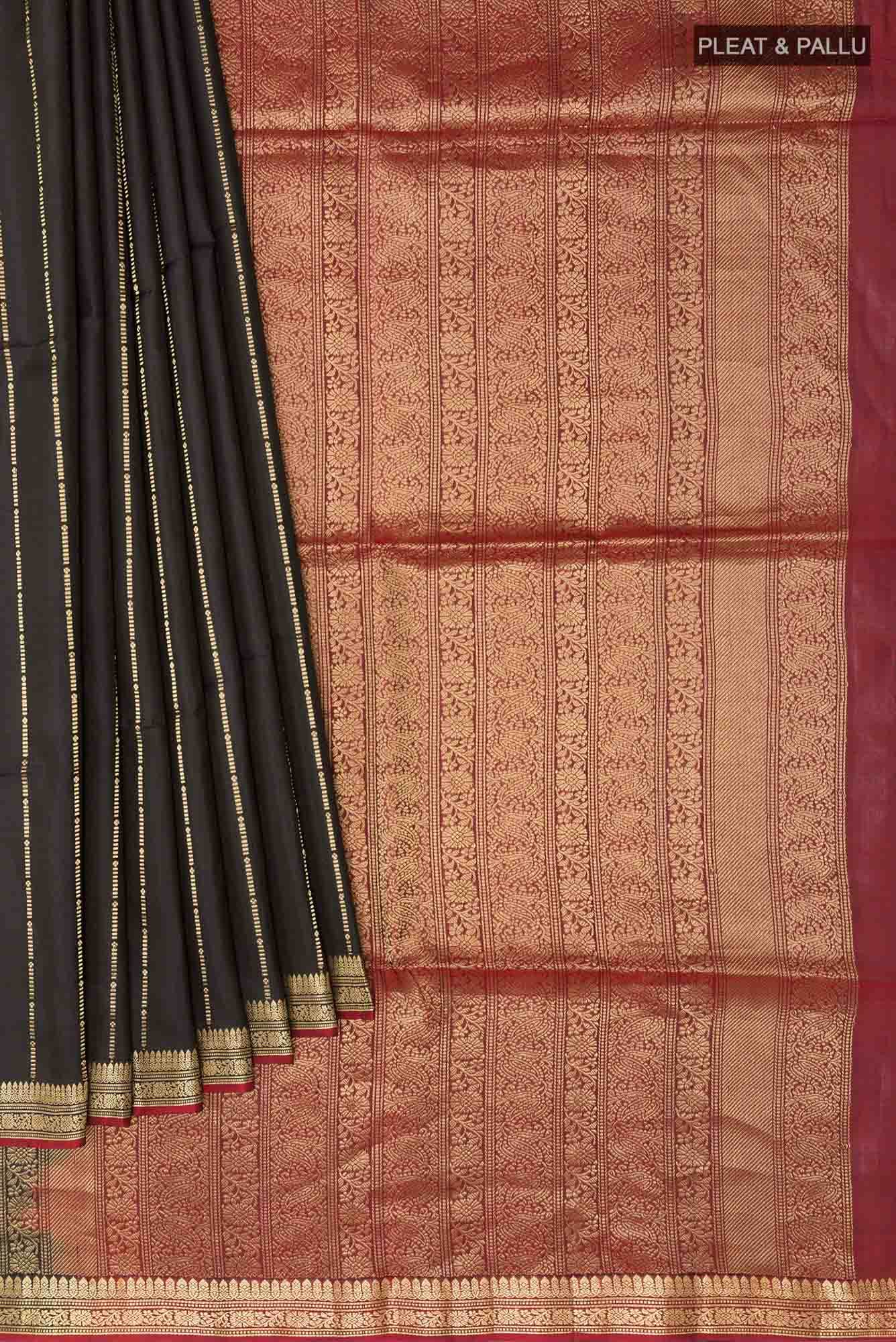 Black Soft Silk Saree