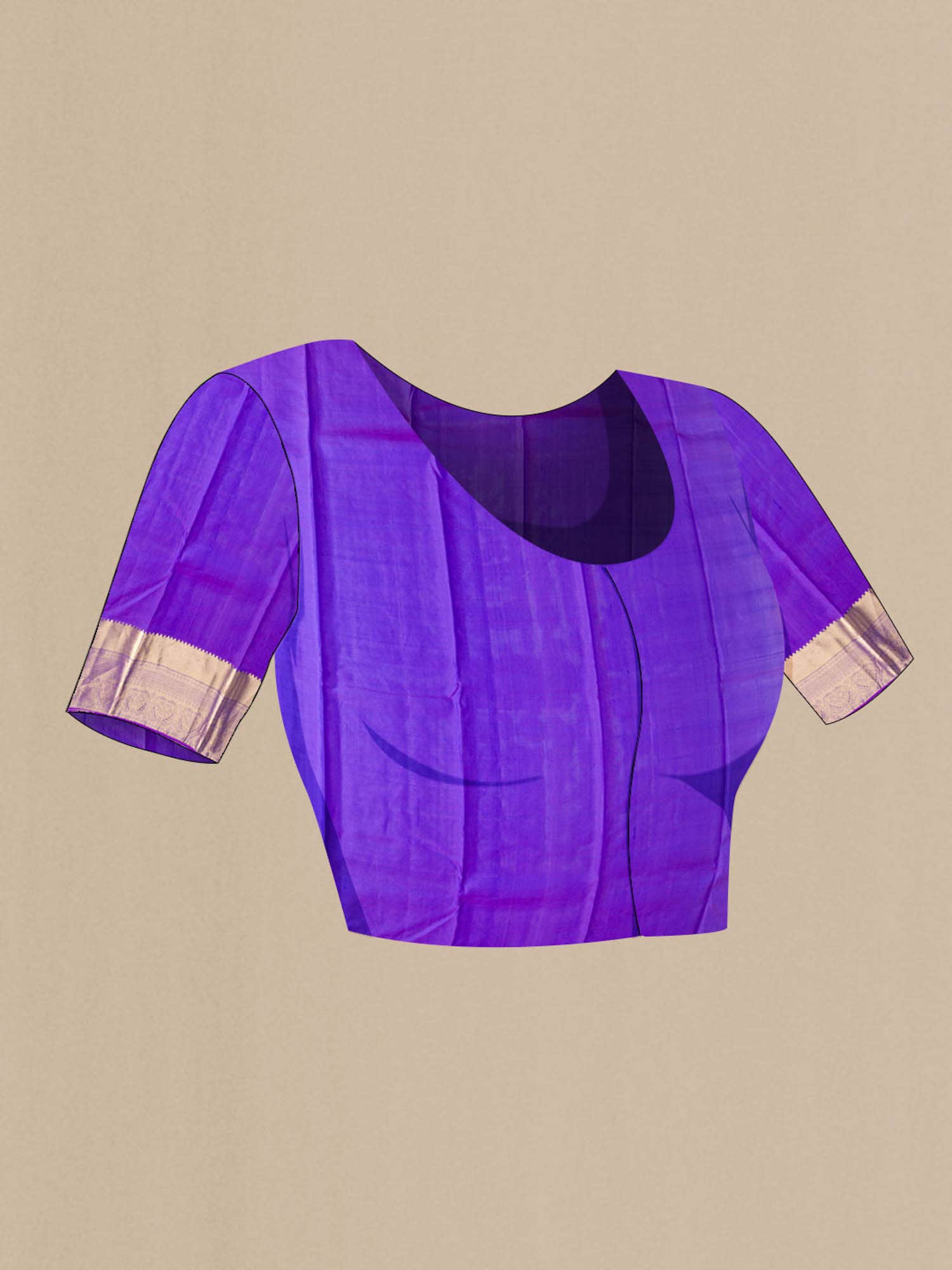 Blue Kanchipuram Silk Saree