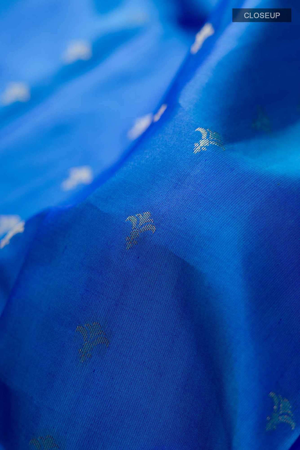 Blue Kanchipuram Silk Saree