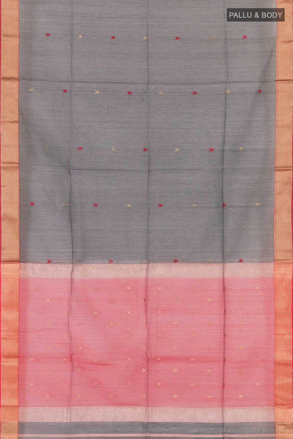 Black Blended Maheshwari Silk Cotton Saree