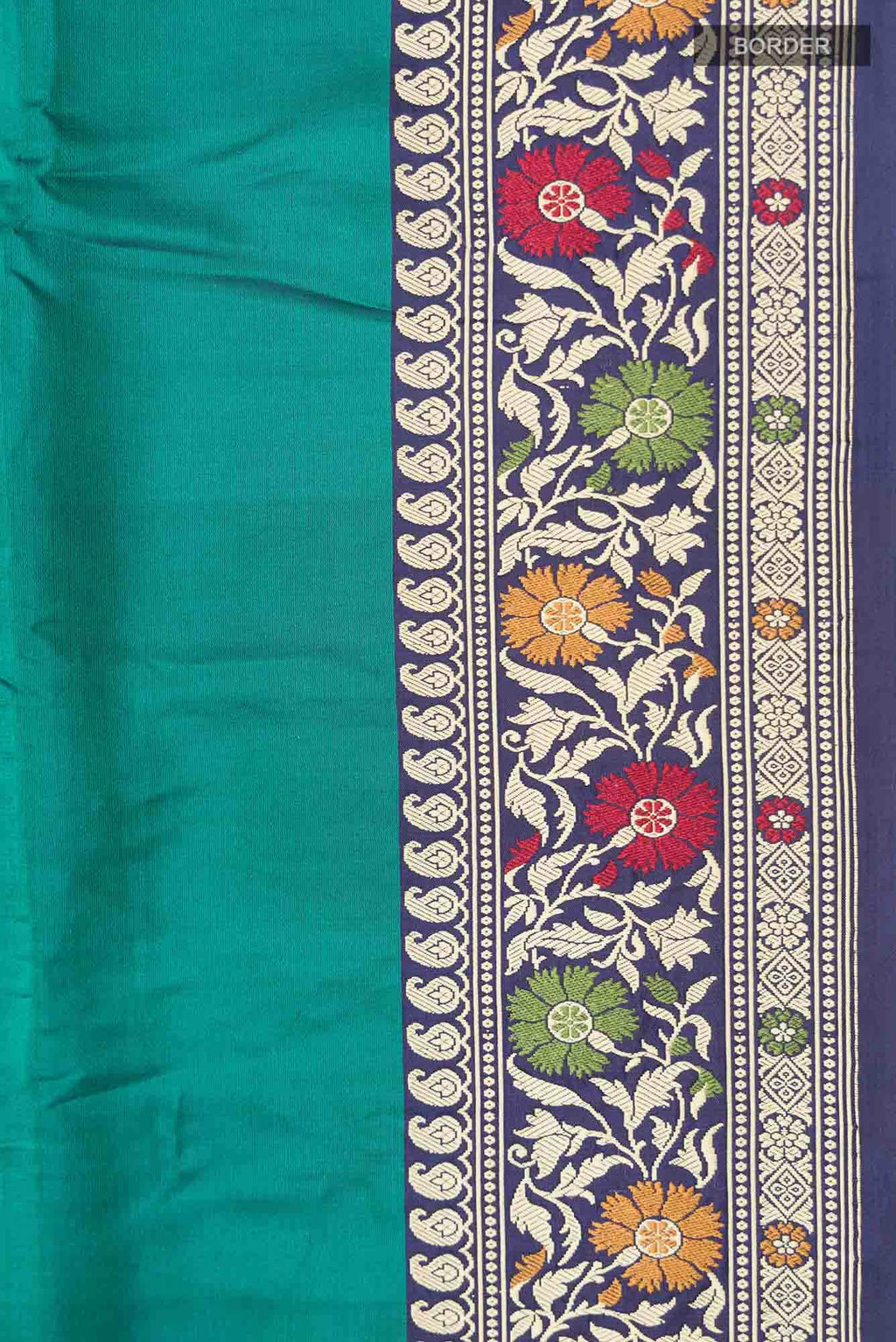 Green Banarasi Silk Saree
