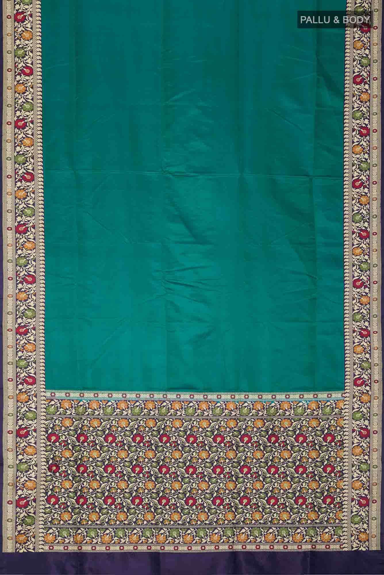Green Banarasi Silk Saree