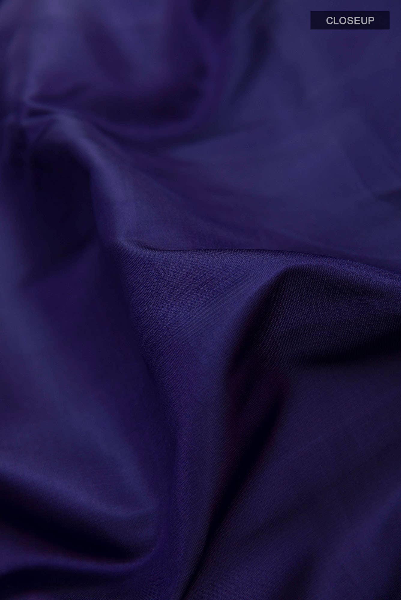Dark Blue Banarasi Tanchoi Silk Saree