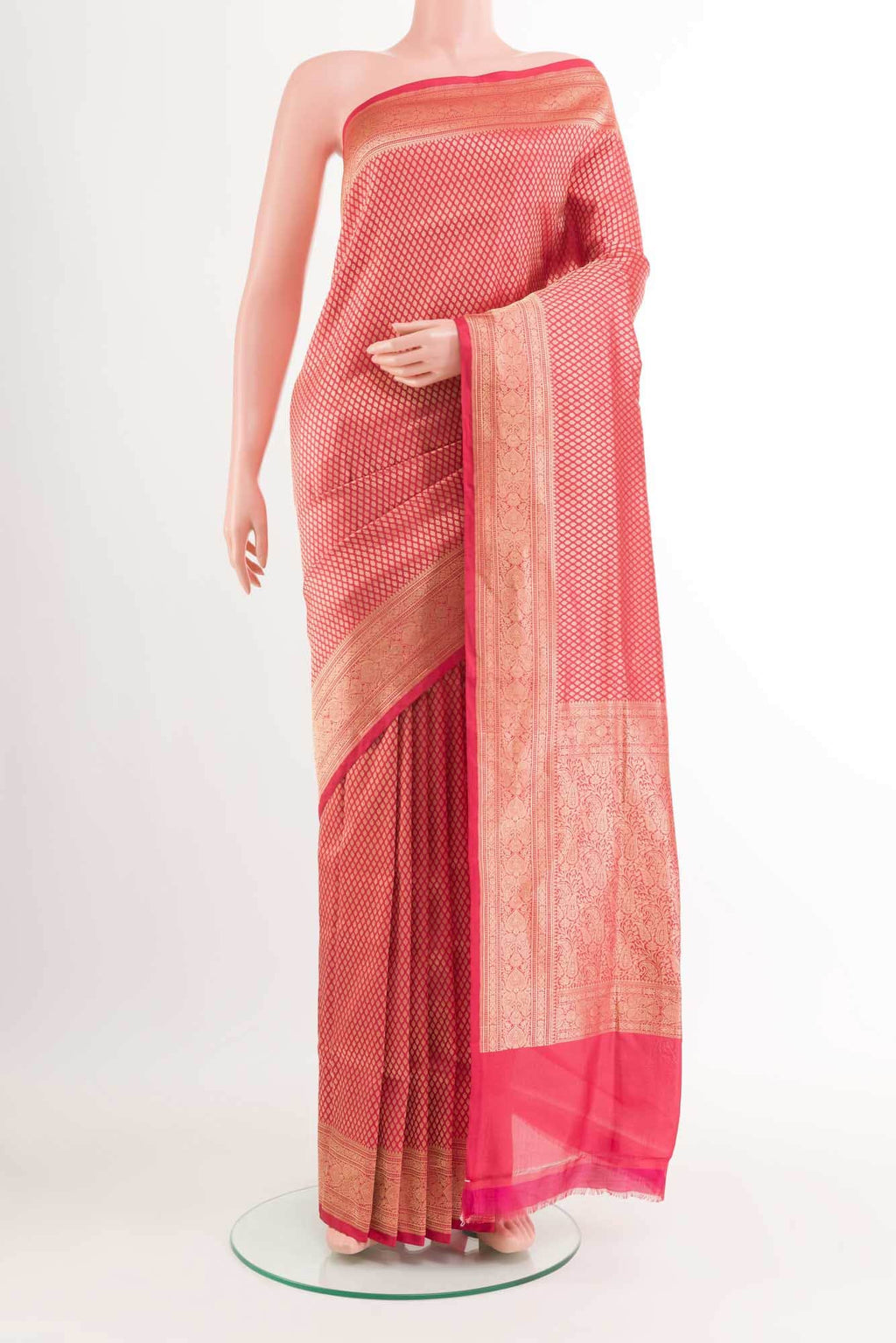 Red Banarasi Silk Saree