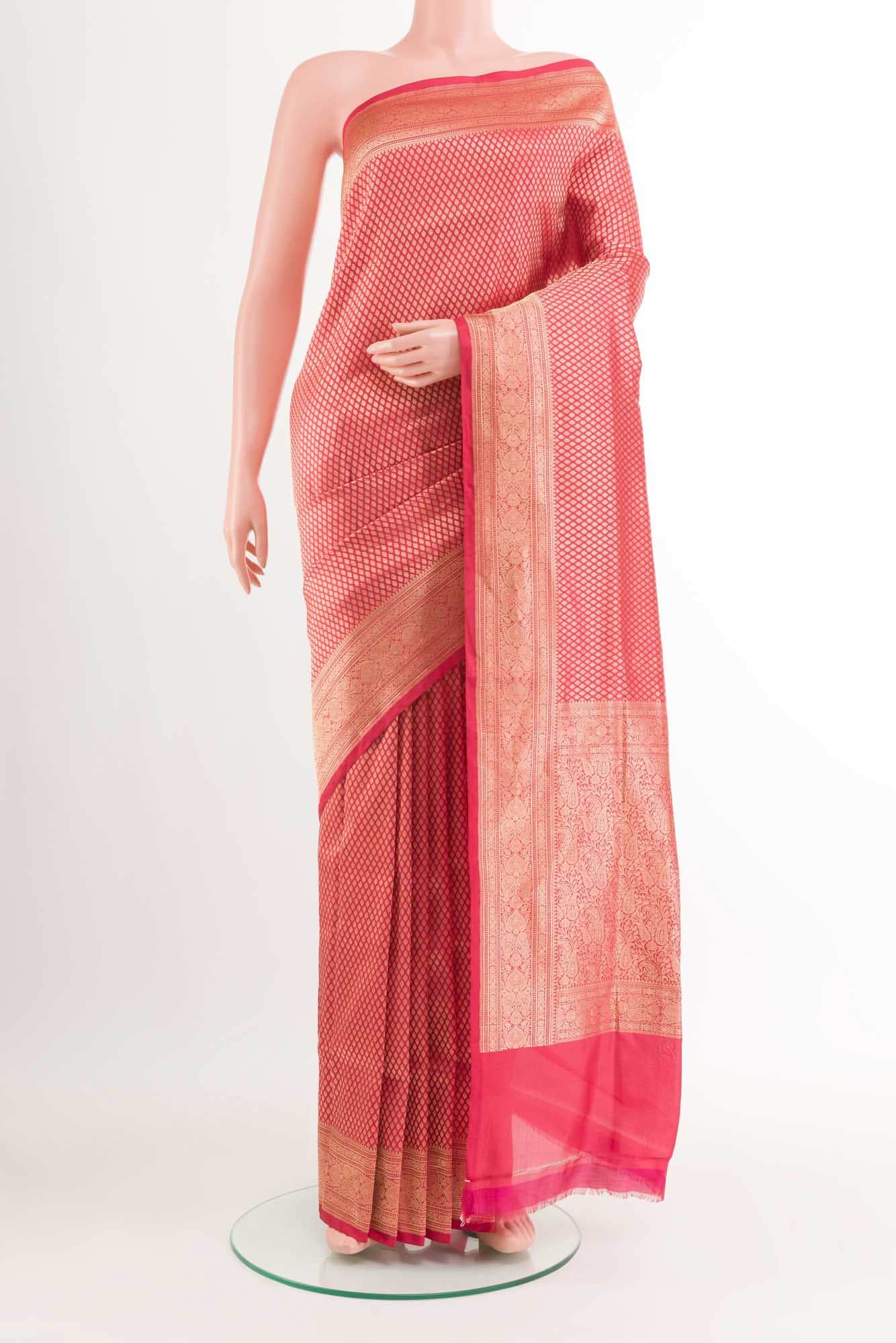 Red Banarasi Silk Saree