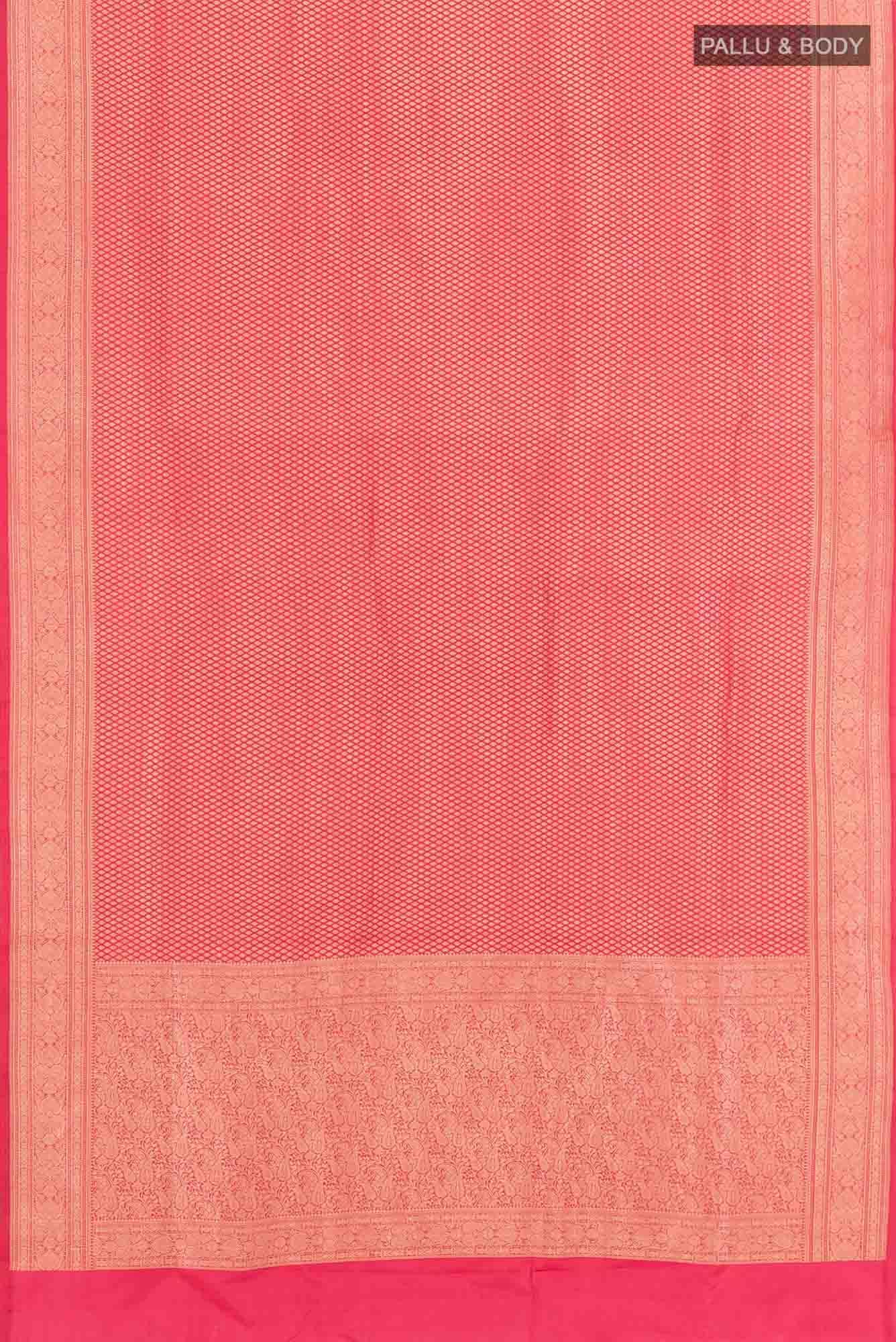Red Banarasi Silk Saree