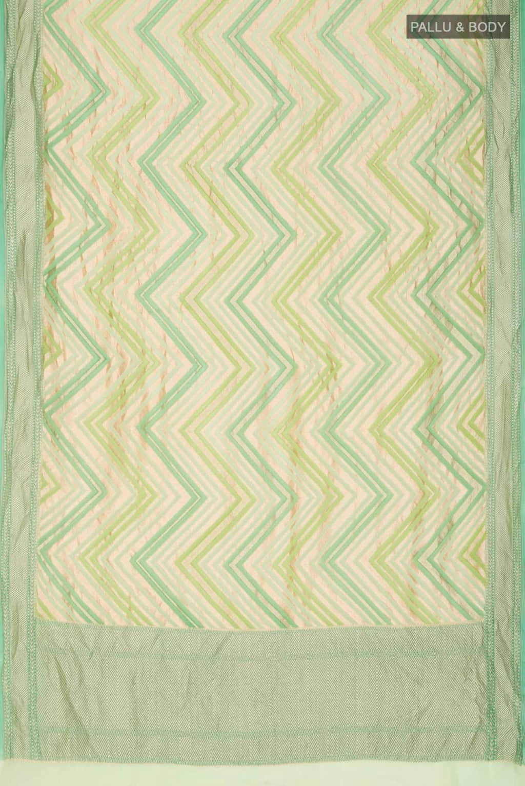 Green Banarasi Georgette Saree