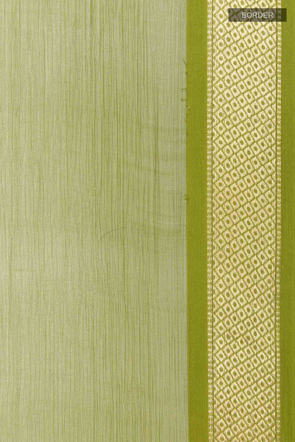 Green Mysore Chiffon Saree