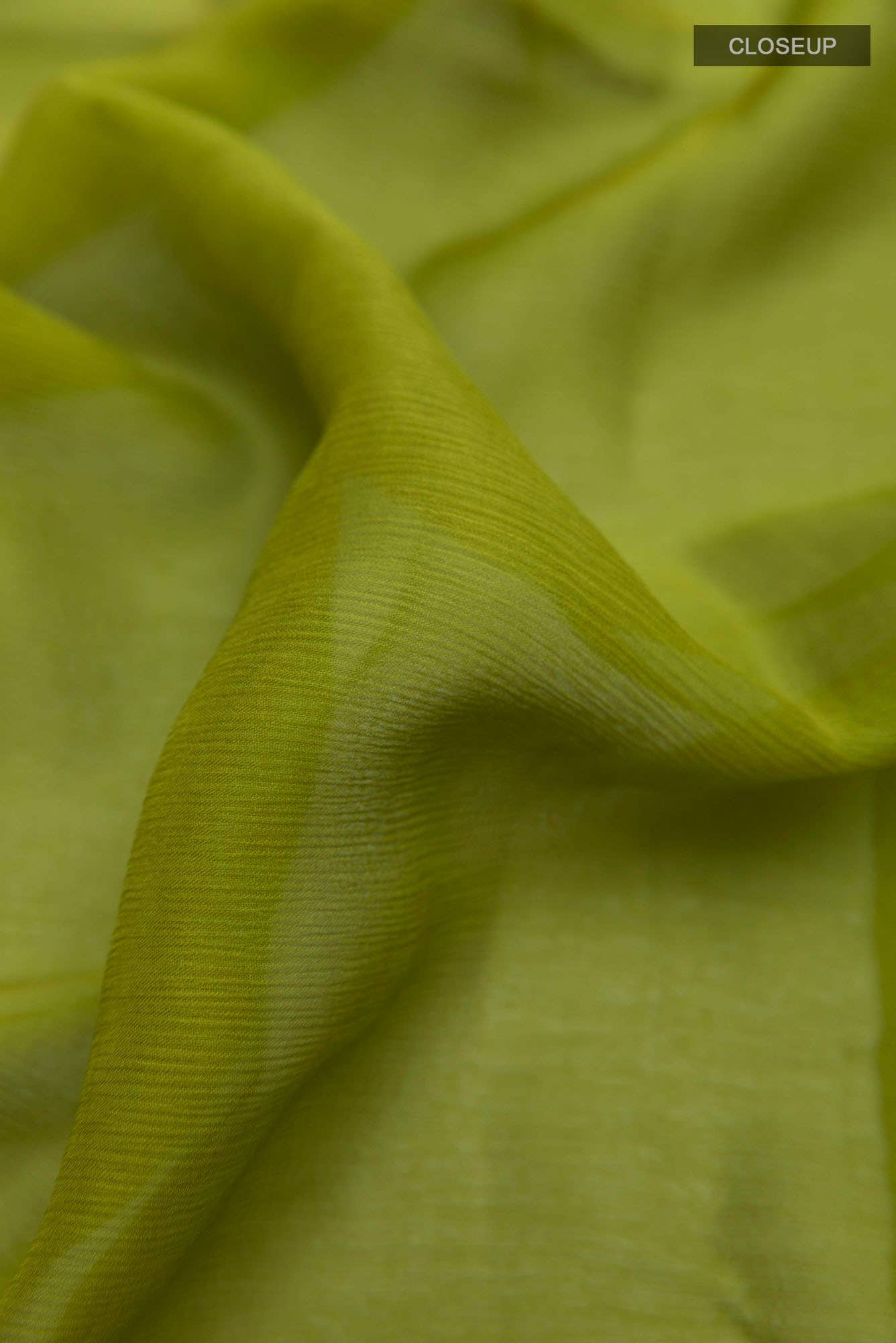 Green Mysore Chiffon Saree