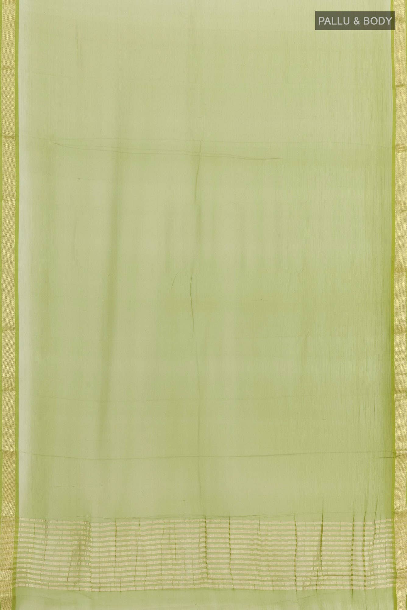 Green Mysore Chiffon Saree