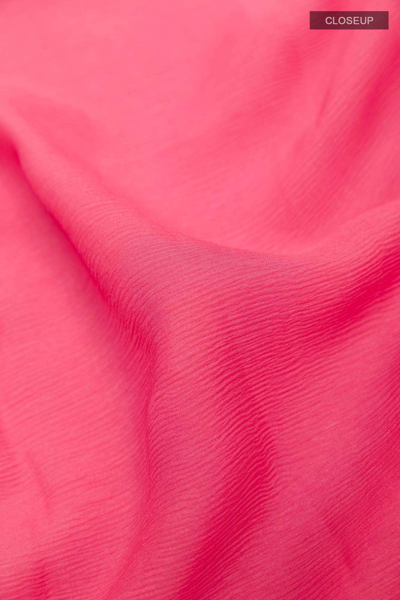 Pink Mysore Chiffon Saree