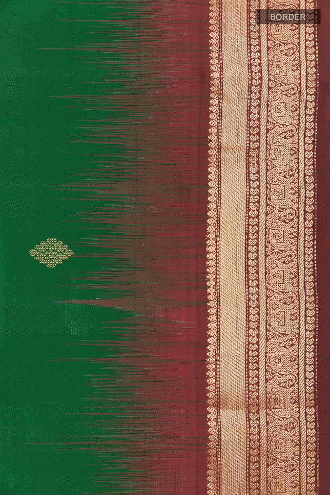 Green Kanchipuram Silk Saree