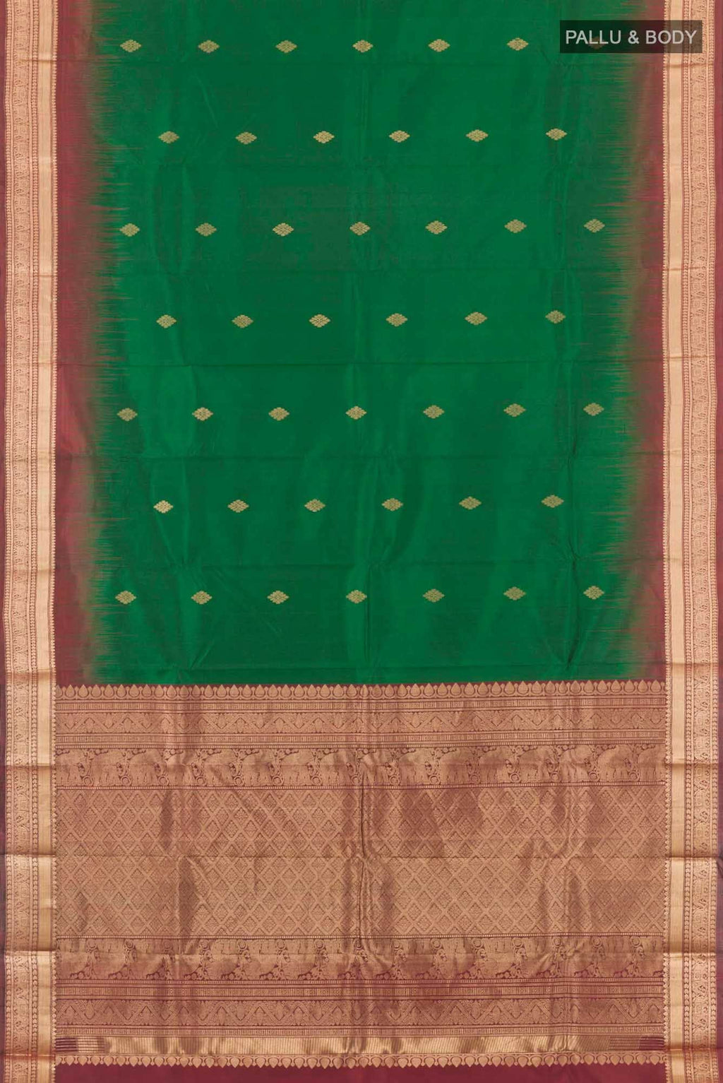 Green Kanchipuram Silk Saree
