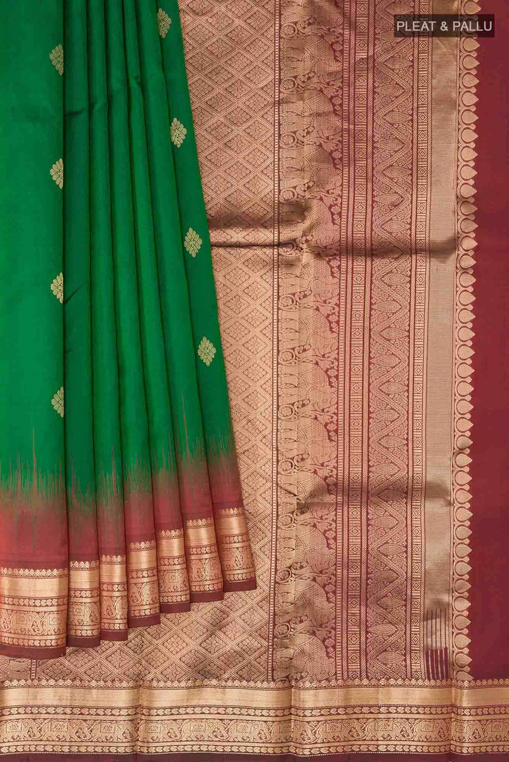 Green Kanchipuram Silk Saree