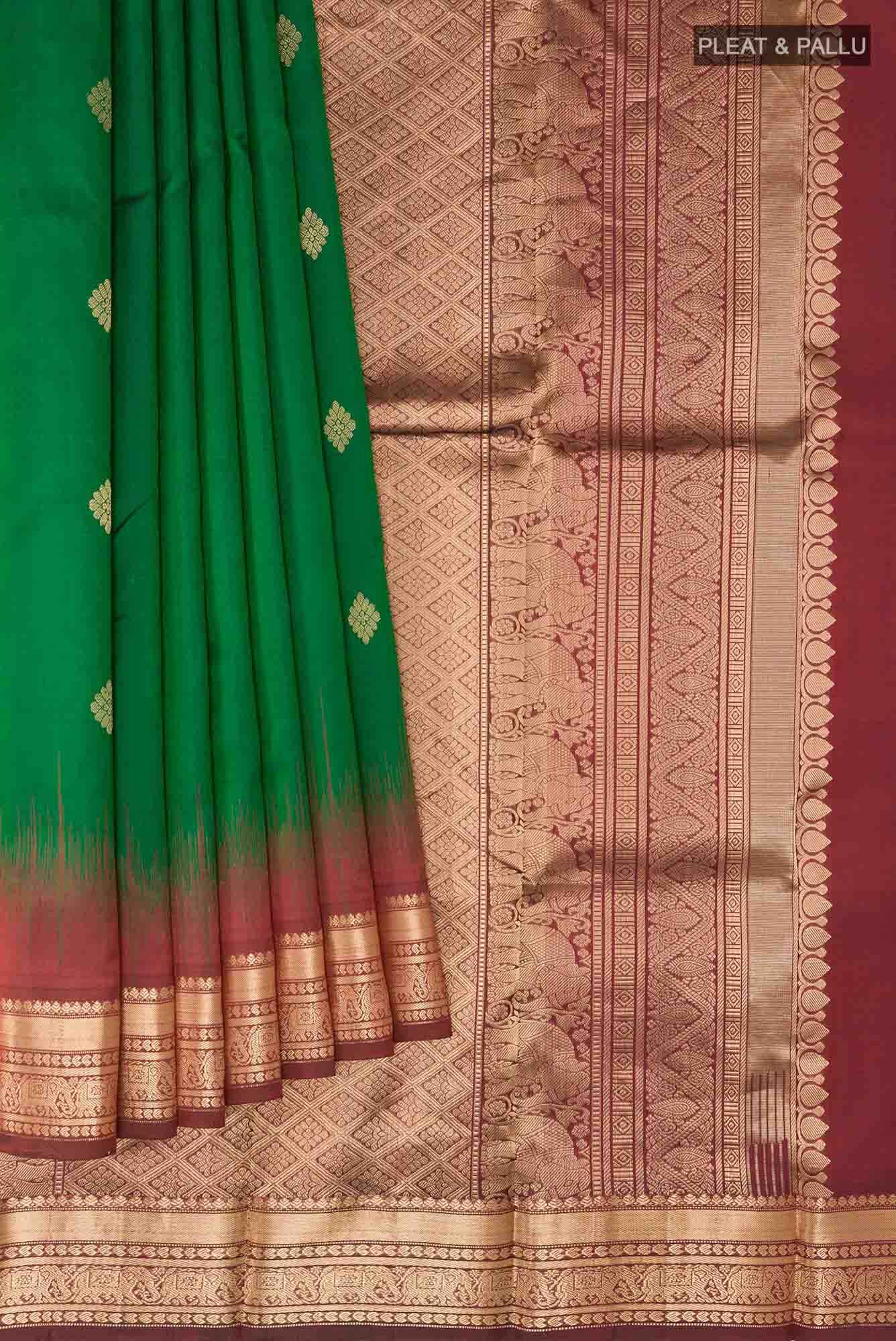 Green Kanchipuram Silk Saree