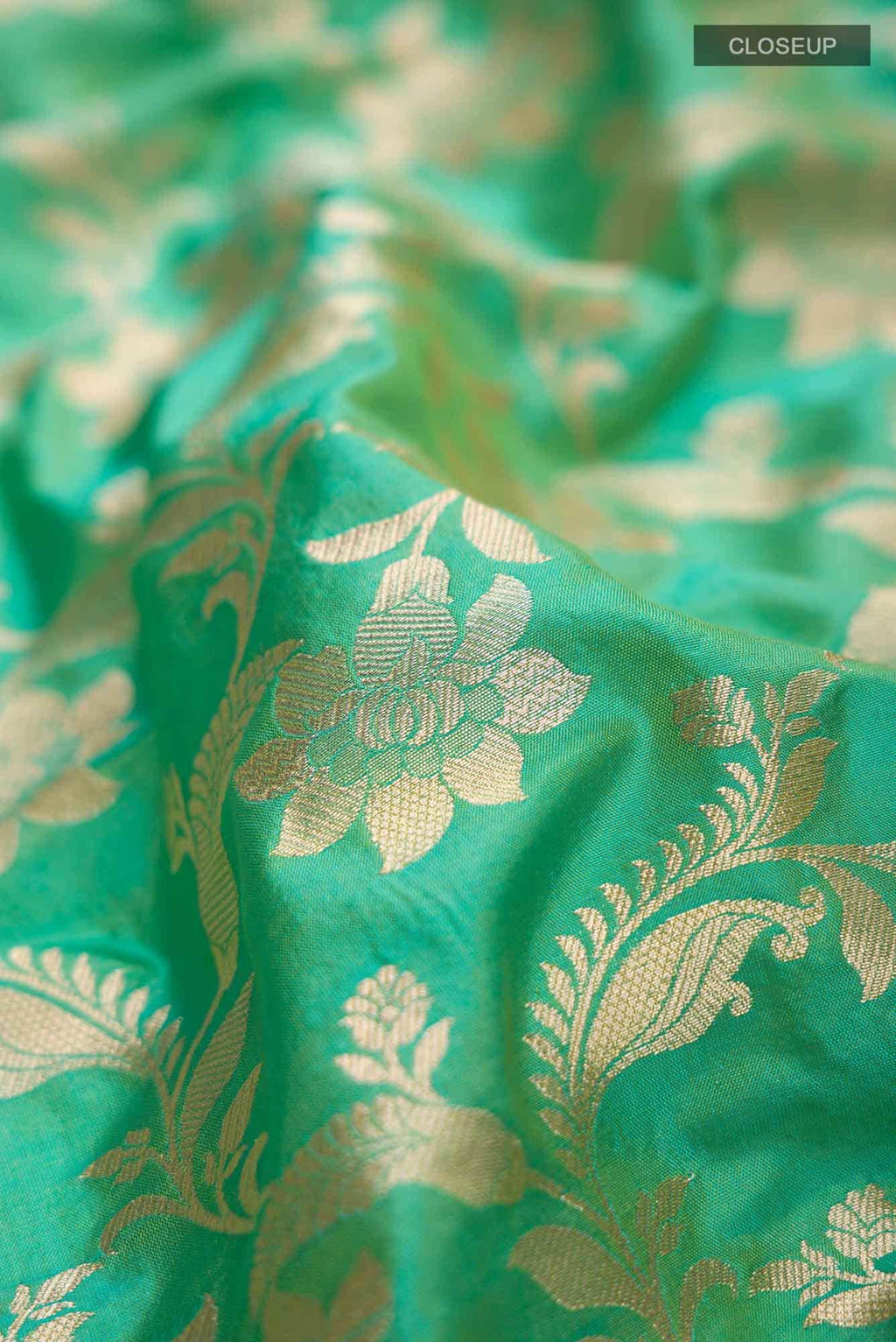 Green Banarasi Silk Saree