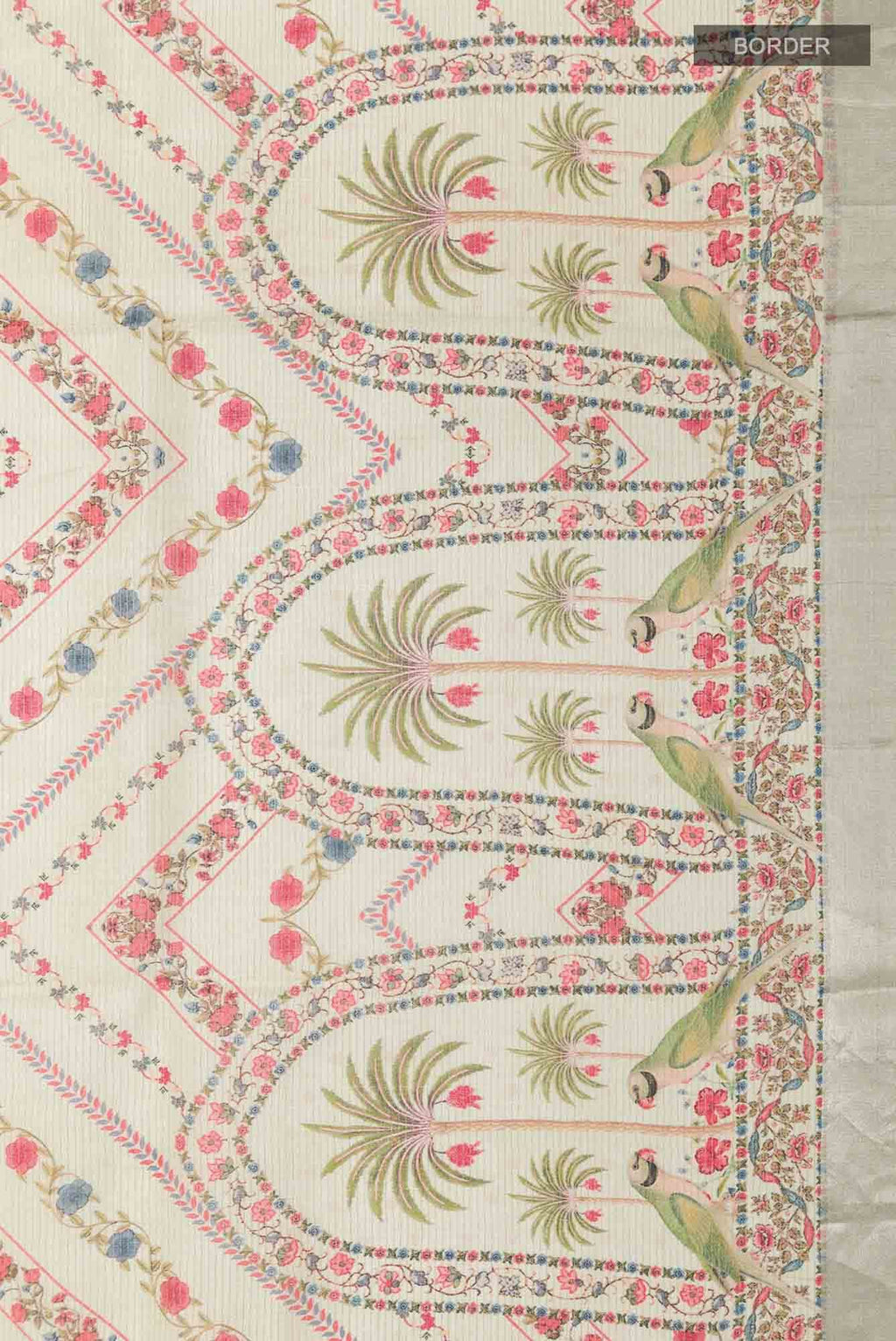 Green Tussar Saree