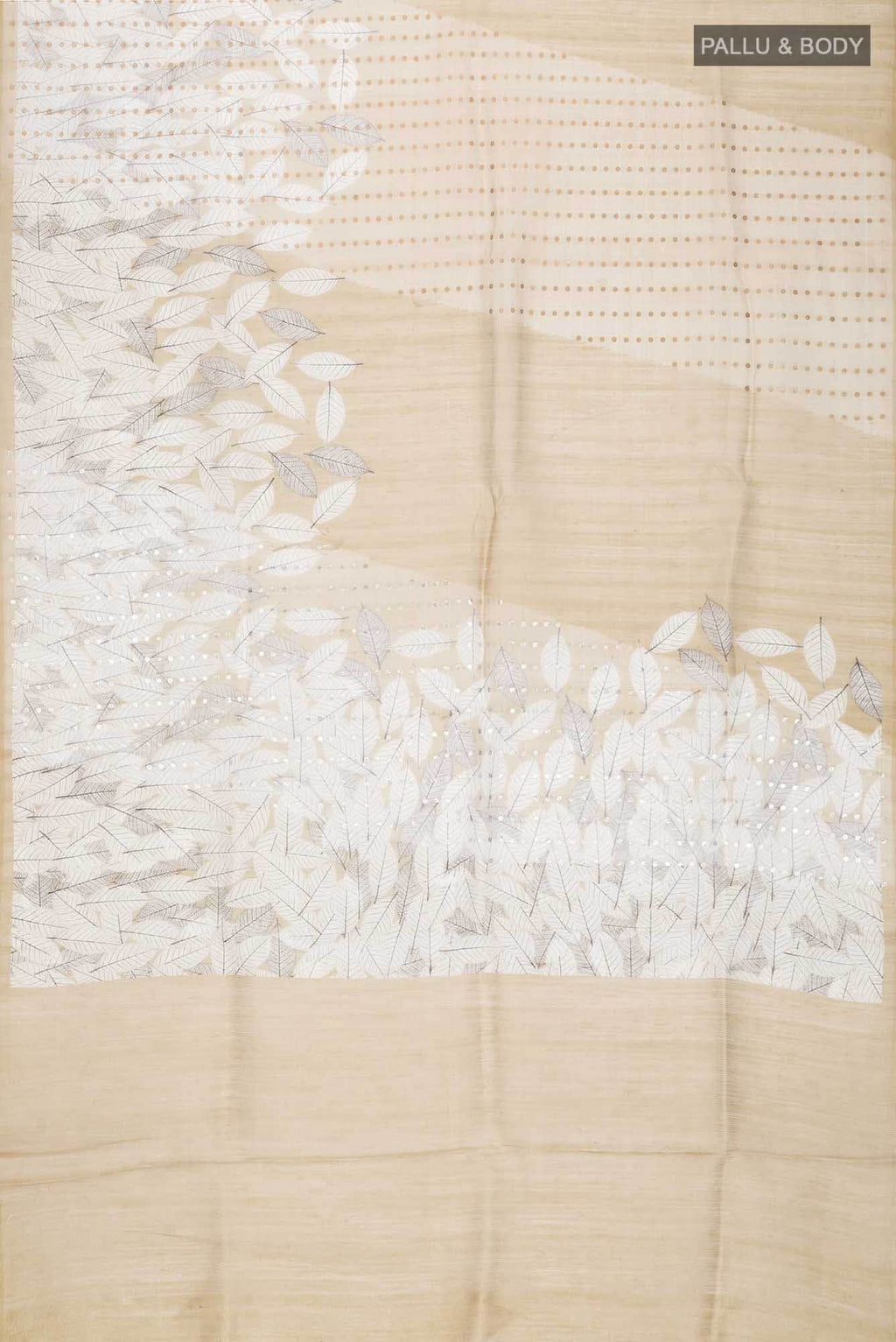 Green Bhagalpuri Tussar Silk Saree