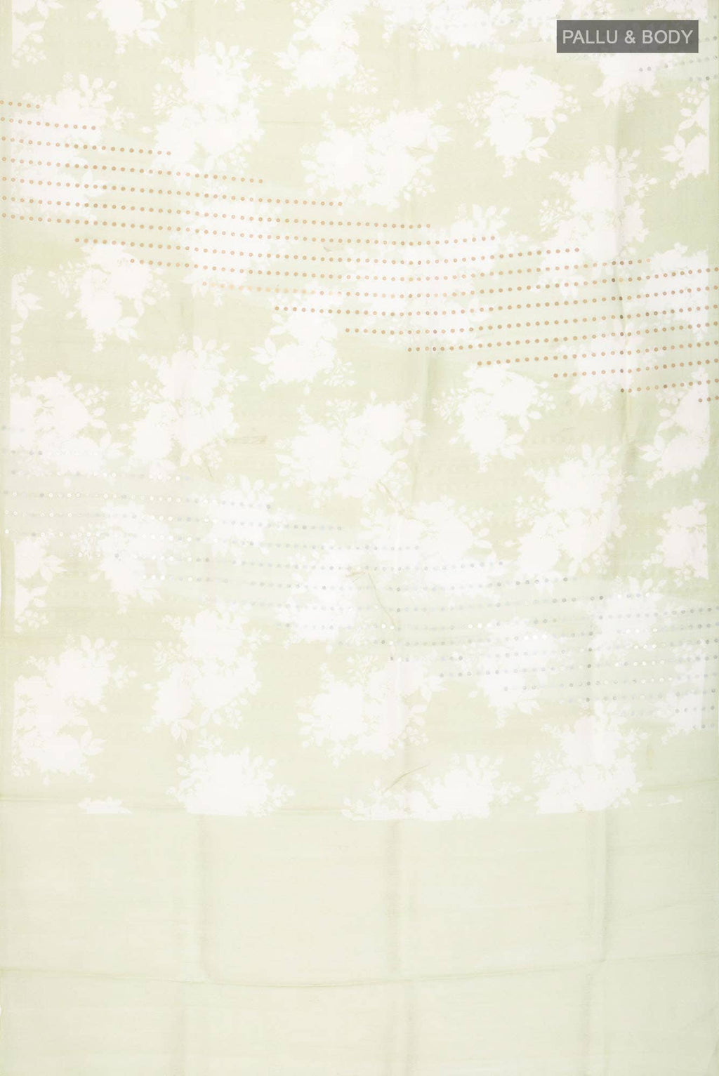 Light Green Bhagalpuri Tussar Silk Saree
