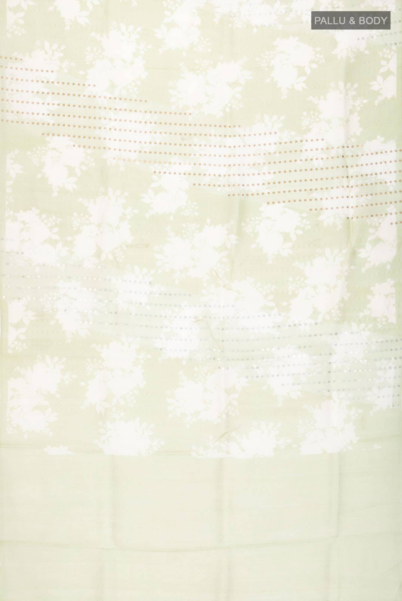 Light Green Bhagalpuri Tussar Silk Saree