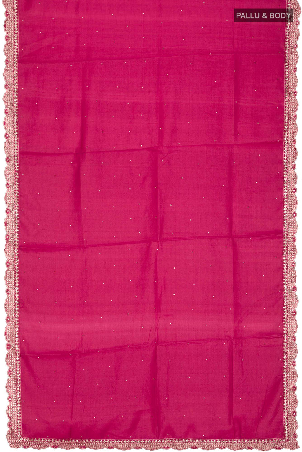 Maroon Bhagalpuri Tussar Silk Saree