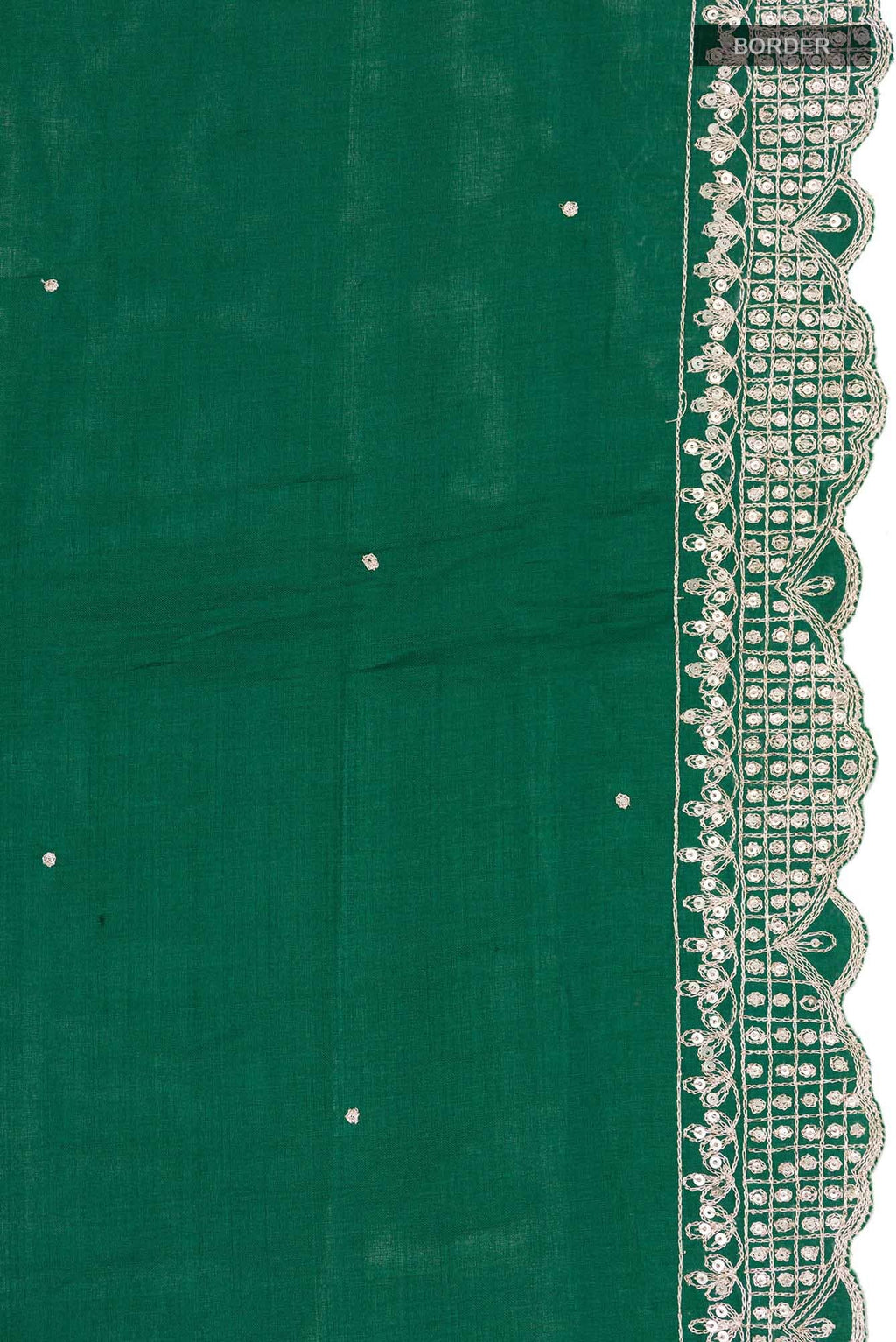 Green Bhagalpuri Tussar Silk Saree