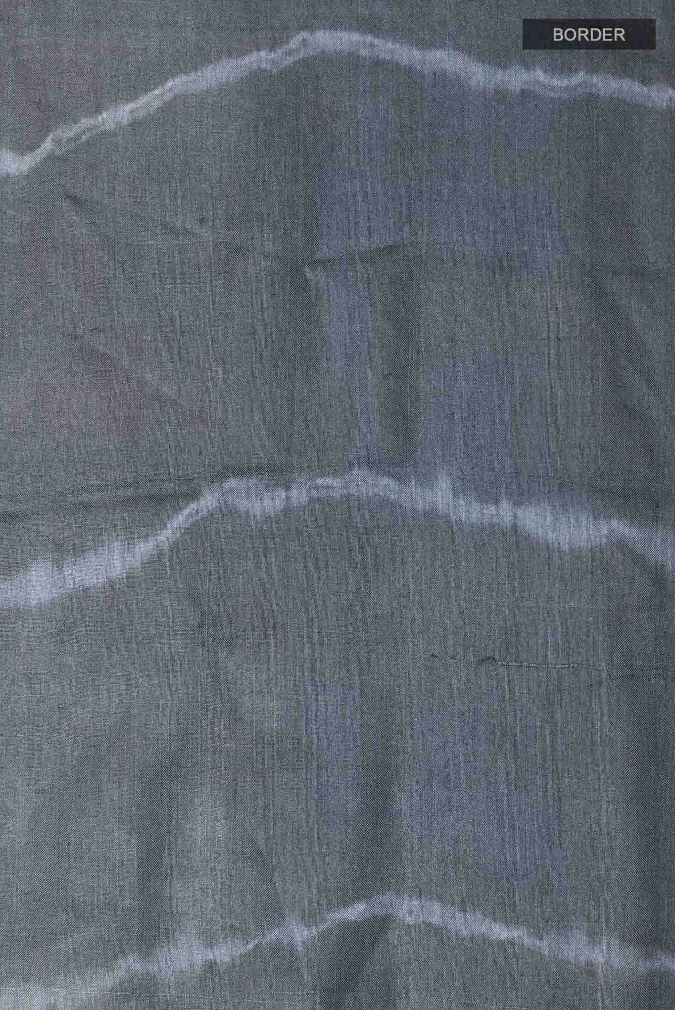 Grey Tussar Saree