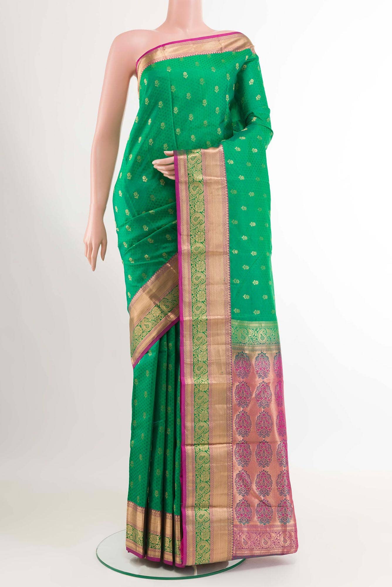 Green Kanchipuram Silk Saree