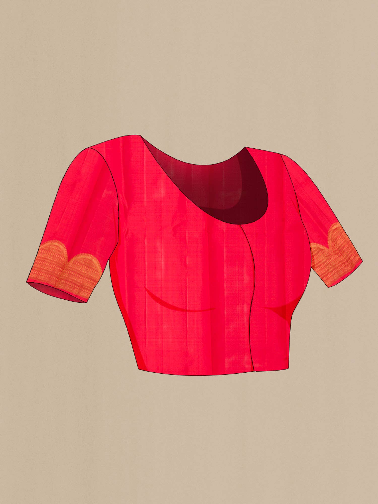 Red Kanchipuram Silk Saree