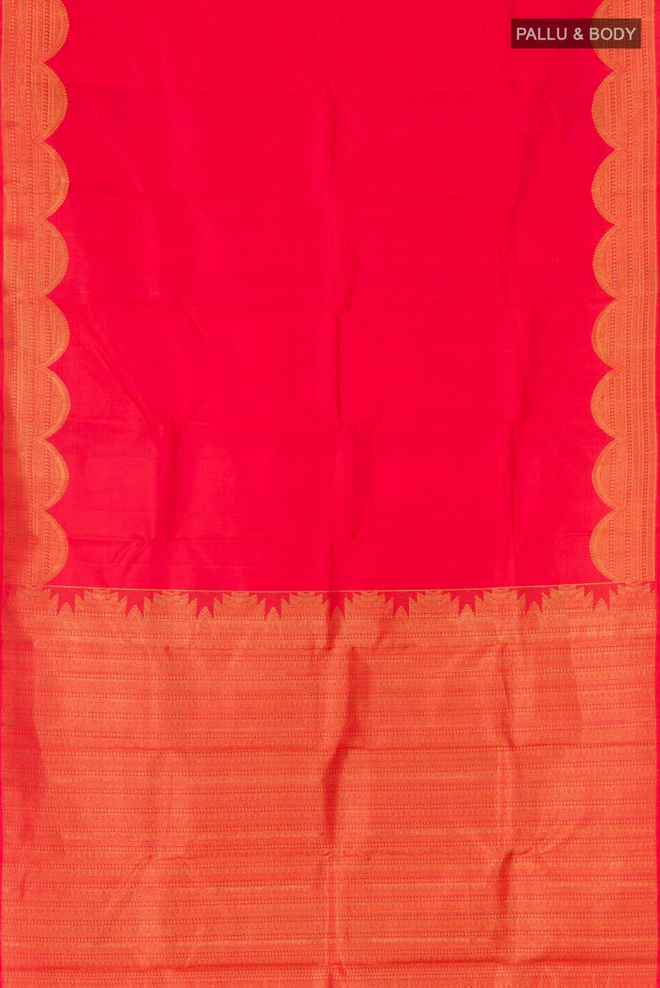 Red Kanchipuram Silk Saree