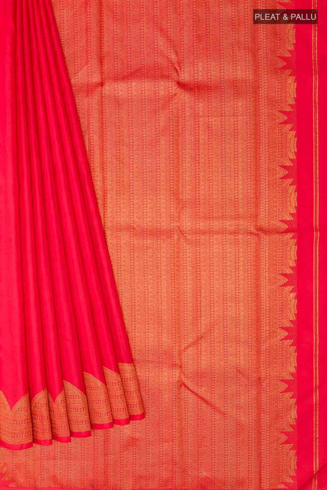 Red Kanchipuram Silk Saree